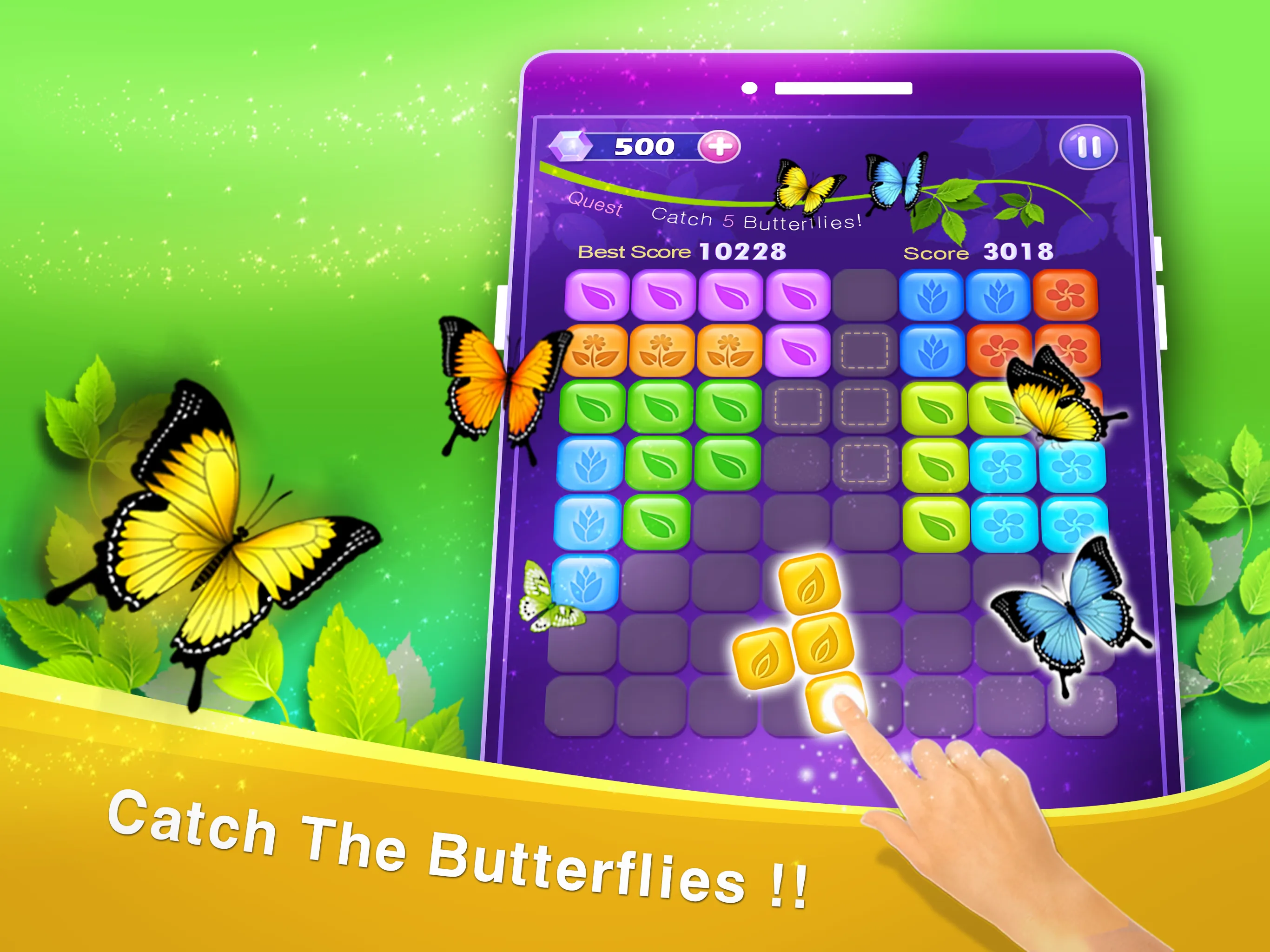 Block Puzzle Cute Butterfly | Indus Appstore | Screenshot