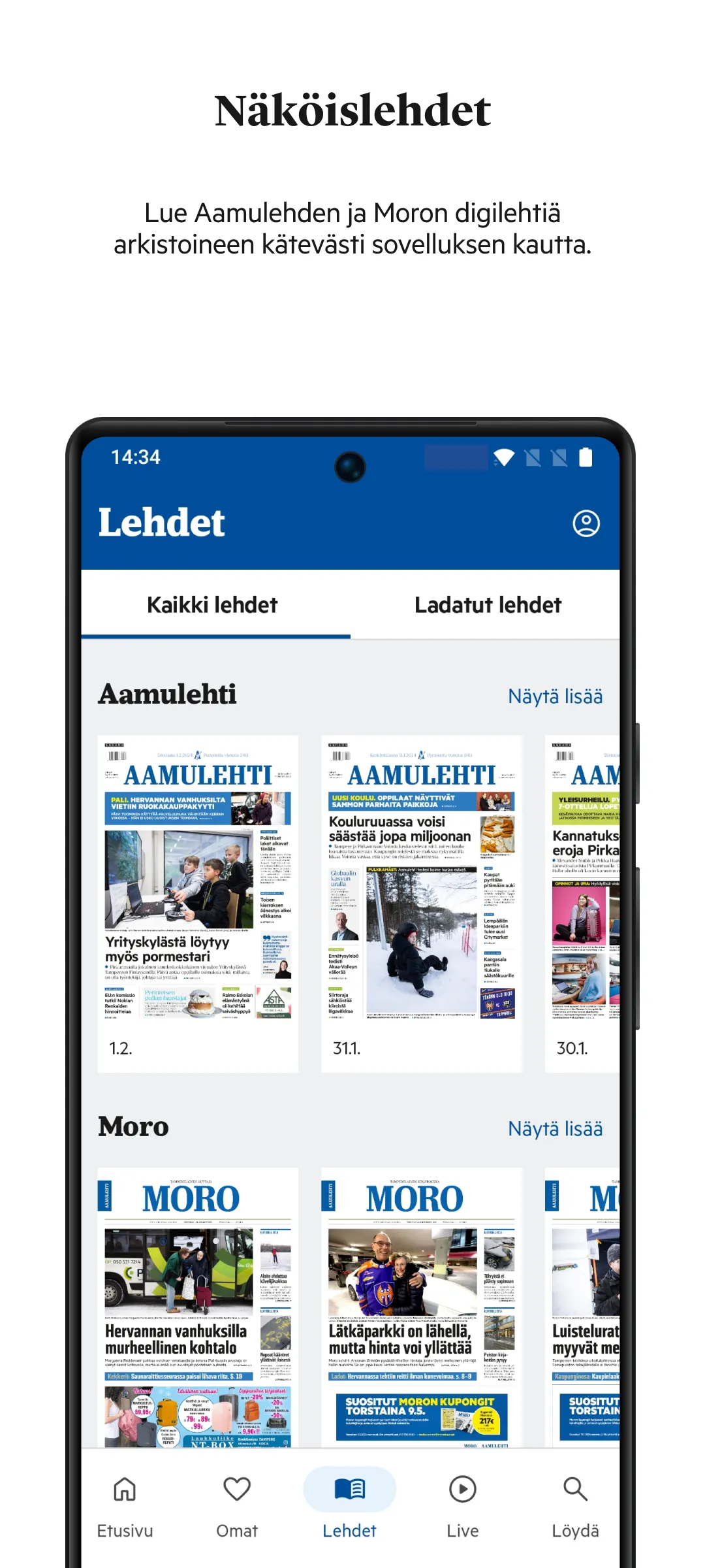 Aamulehti | Indus Appstore | Screenshot