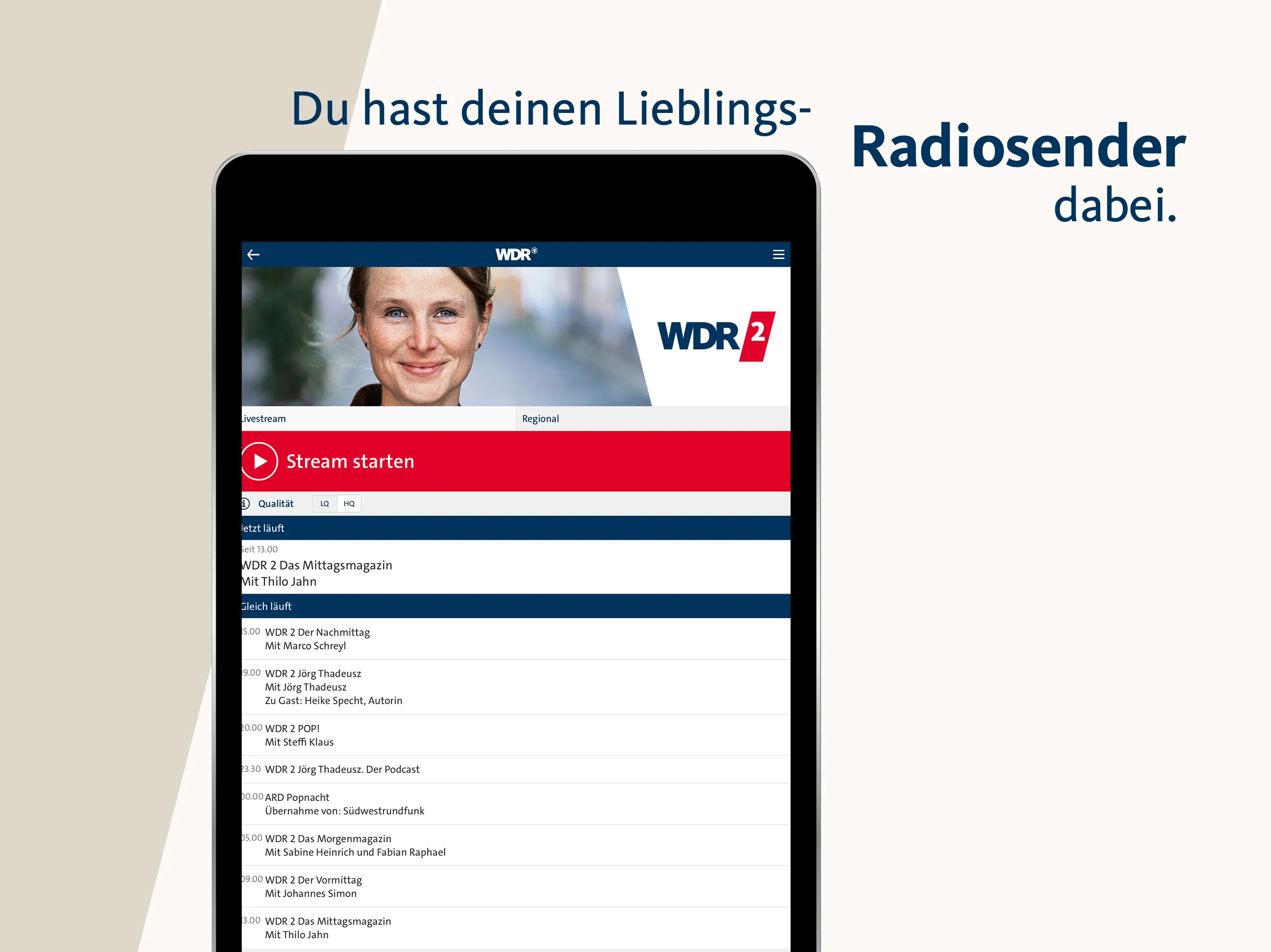 WDR – Radio & Fernsehen | Indus Appstore | Screenshot