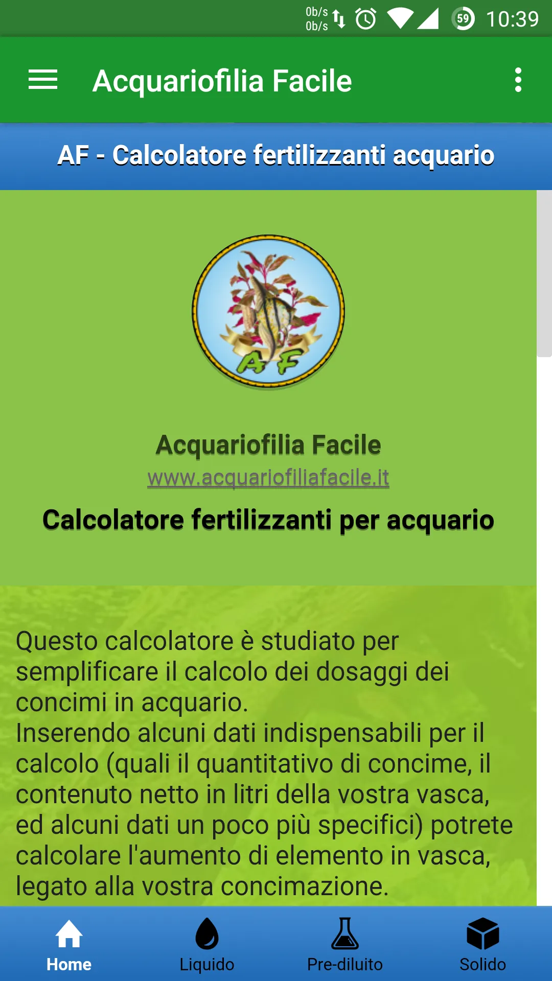 Acquariofilia Facile | Indus Appstore | Screenshot