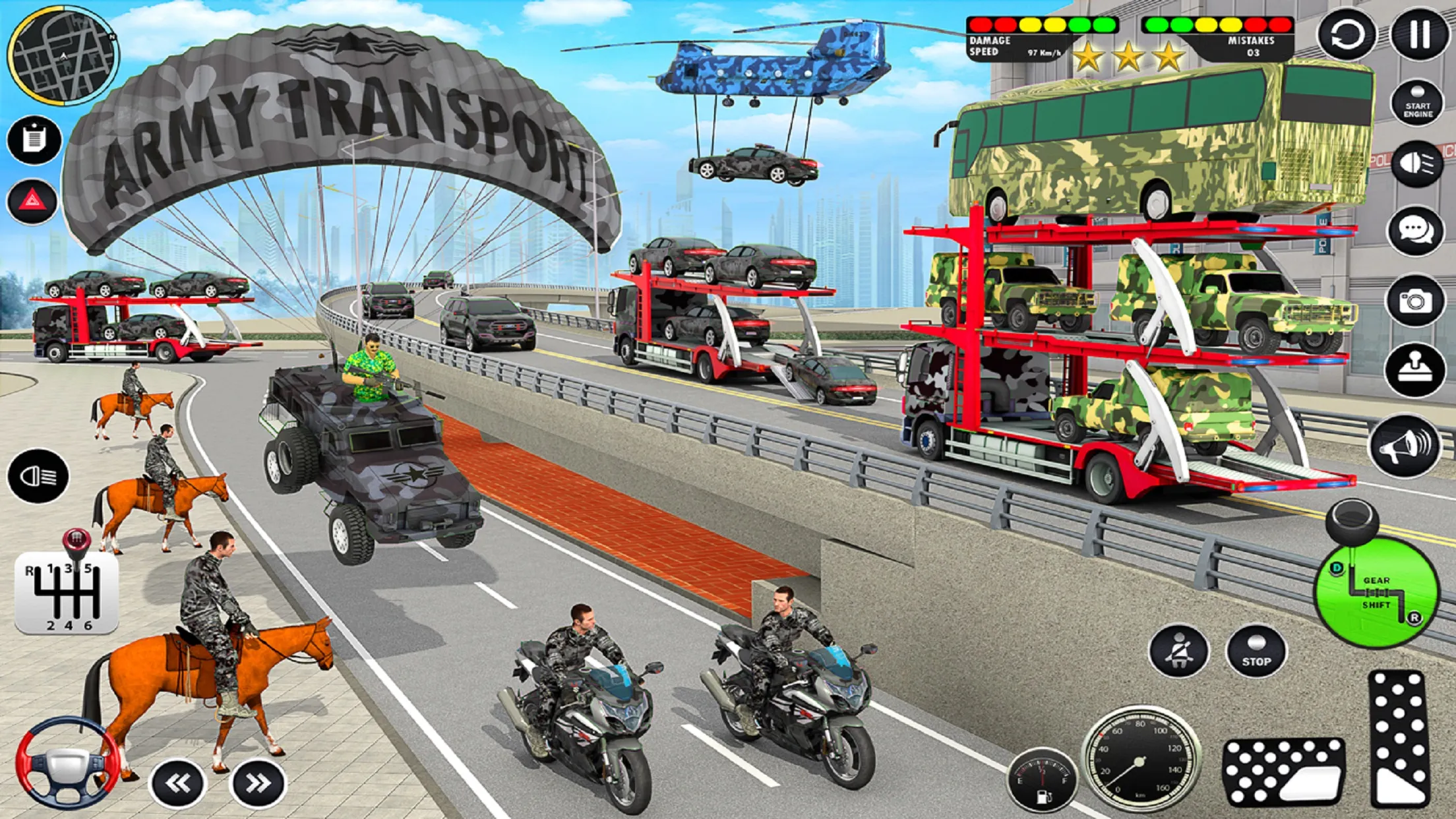 Army Vehicle Transport Truck | Indus Appstore | Screenshot