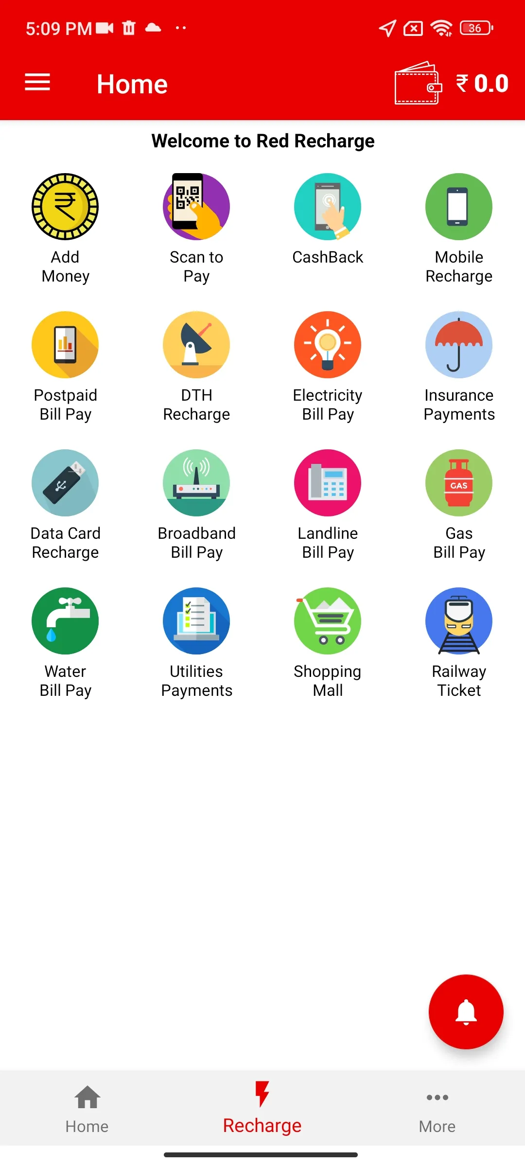 Red Recharge : Earn with us | Indus Appstore | Screenshot