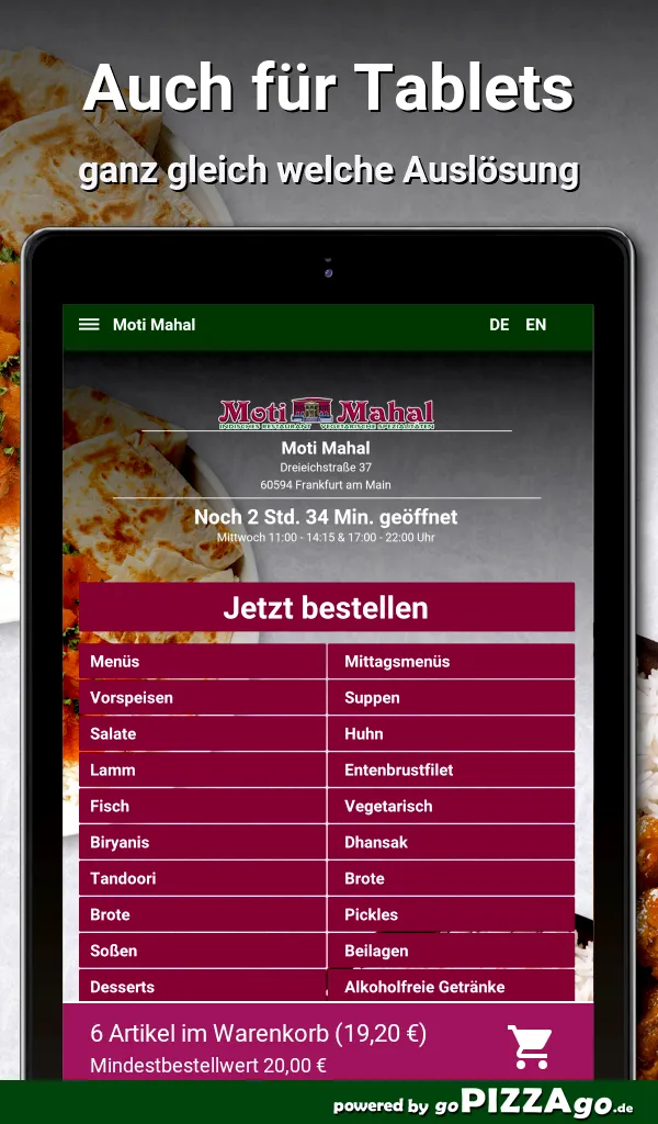 Moti Mahal Frankfurt am Main | Indus Appstore | Screenshot