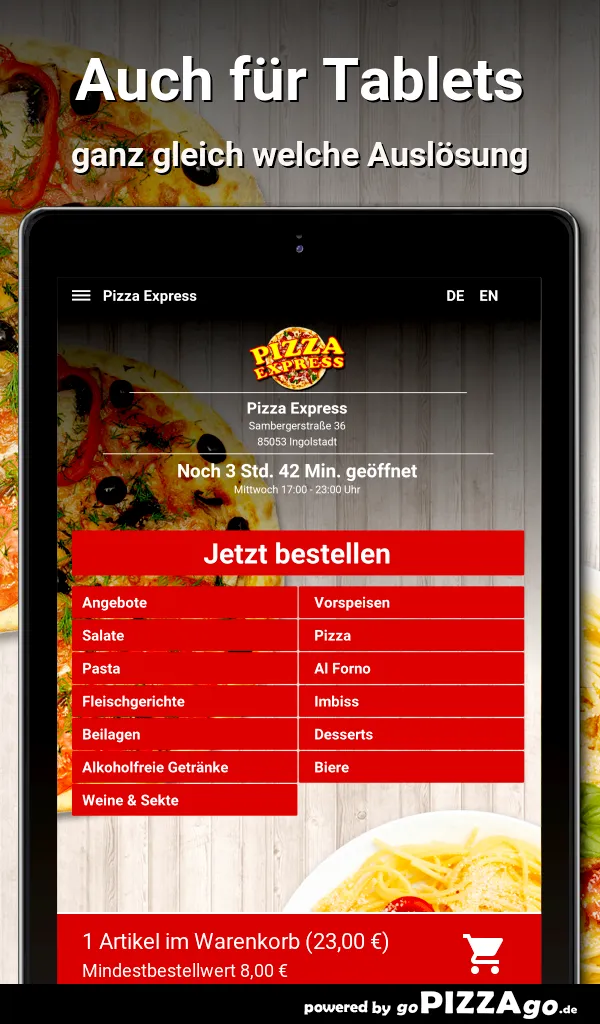 Pizza Express Ingolstadt | Indus Appstore | Screenshot