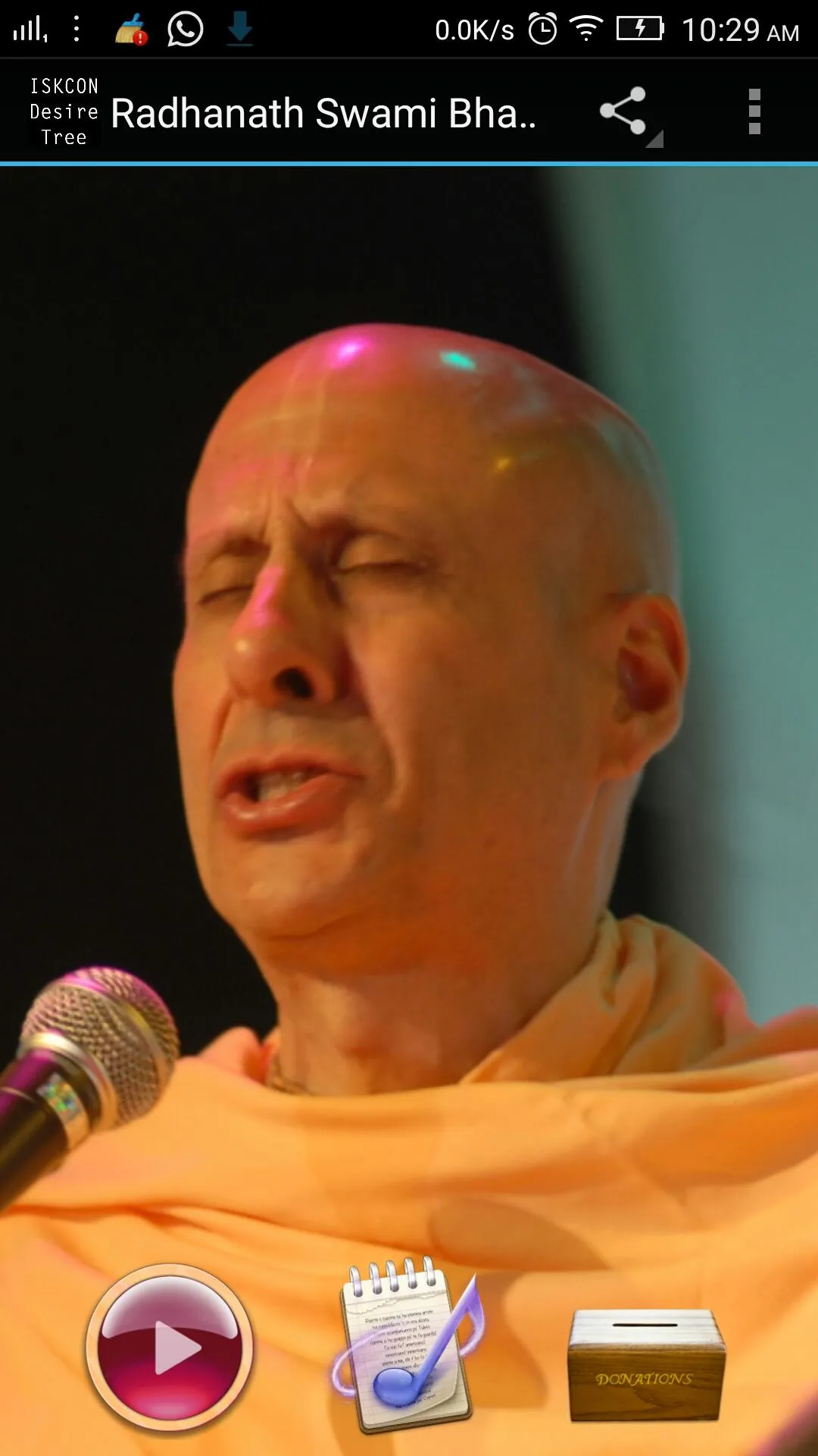 Radhanath Swami Bhajans | Indus Appstore | Screenshot