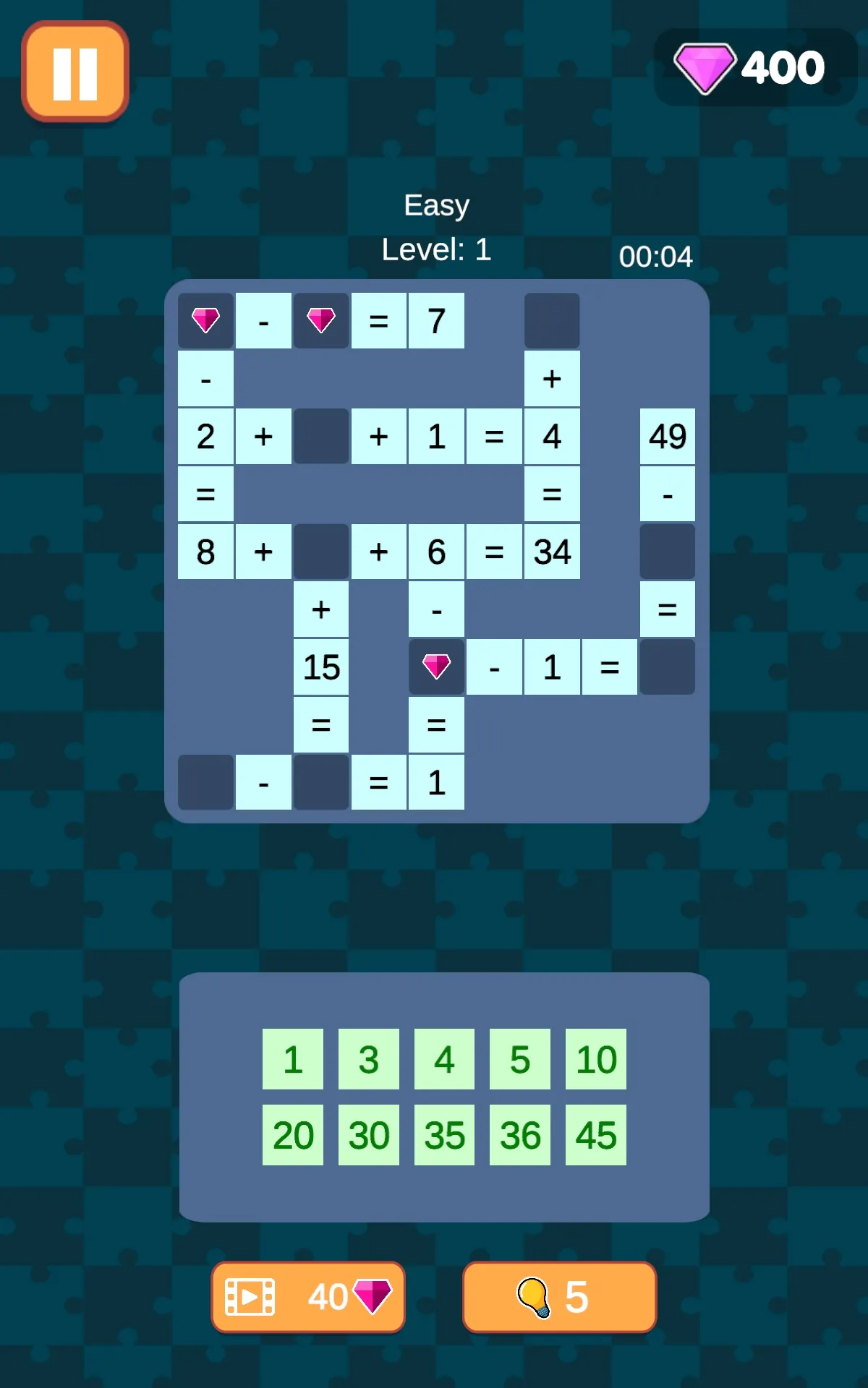 Math Cross Mania | Indus Appstore | Screenshot