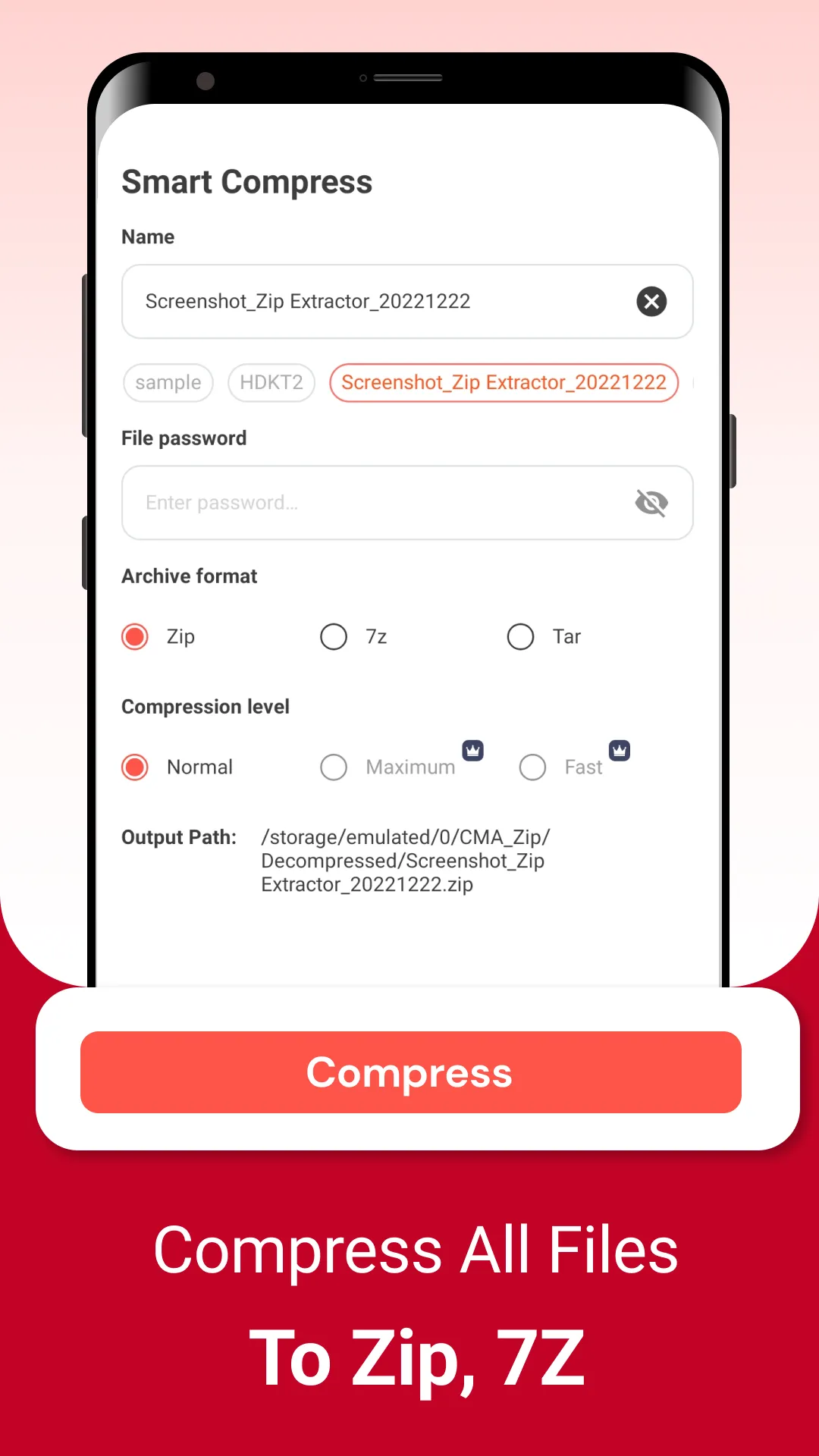 Zip Extractor - UnZIP, UnRAR | Indus Appstore | Screenshot