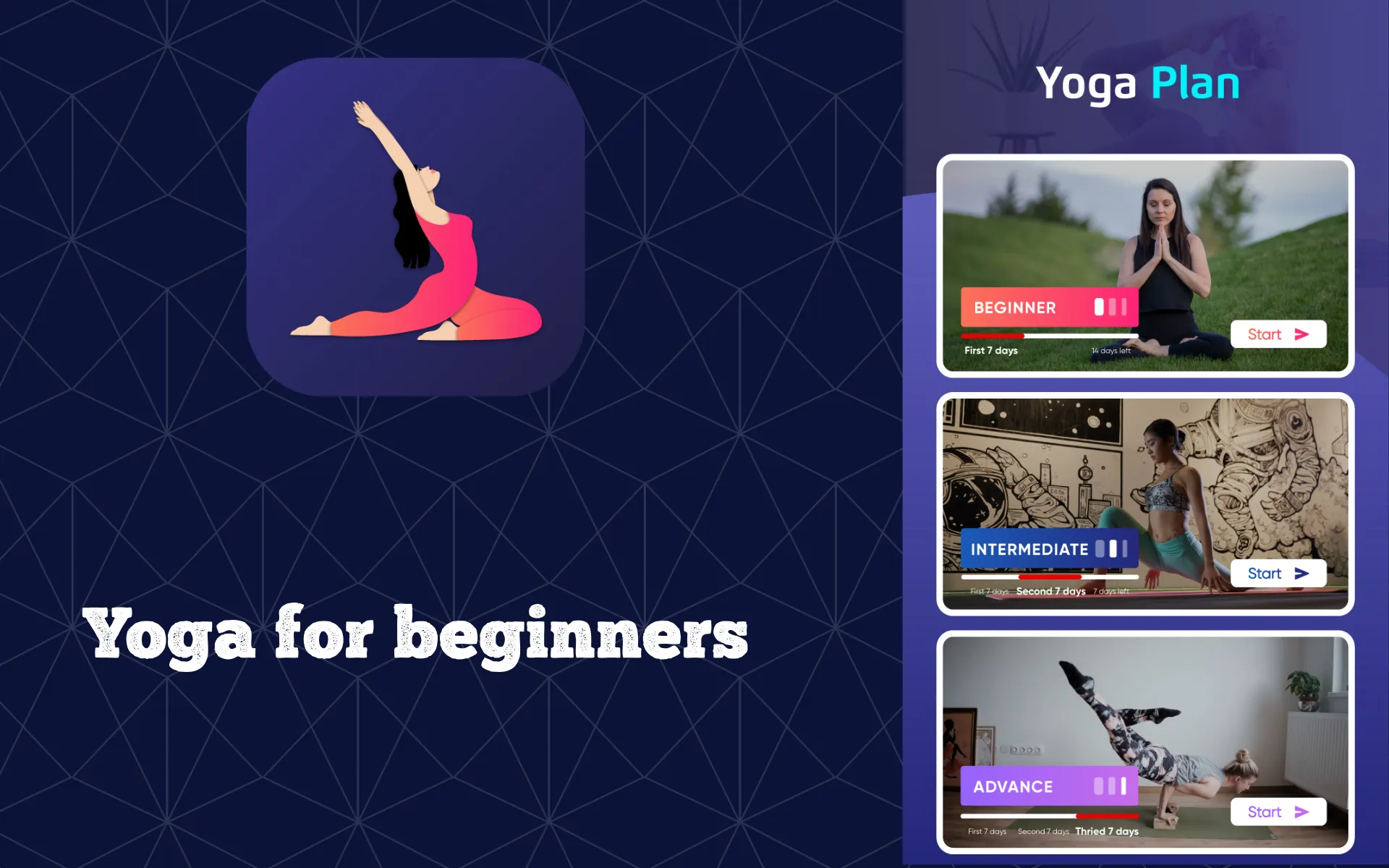 Yoga for Beginners - Home Yoga | Indus Appstore | Screenshot