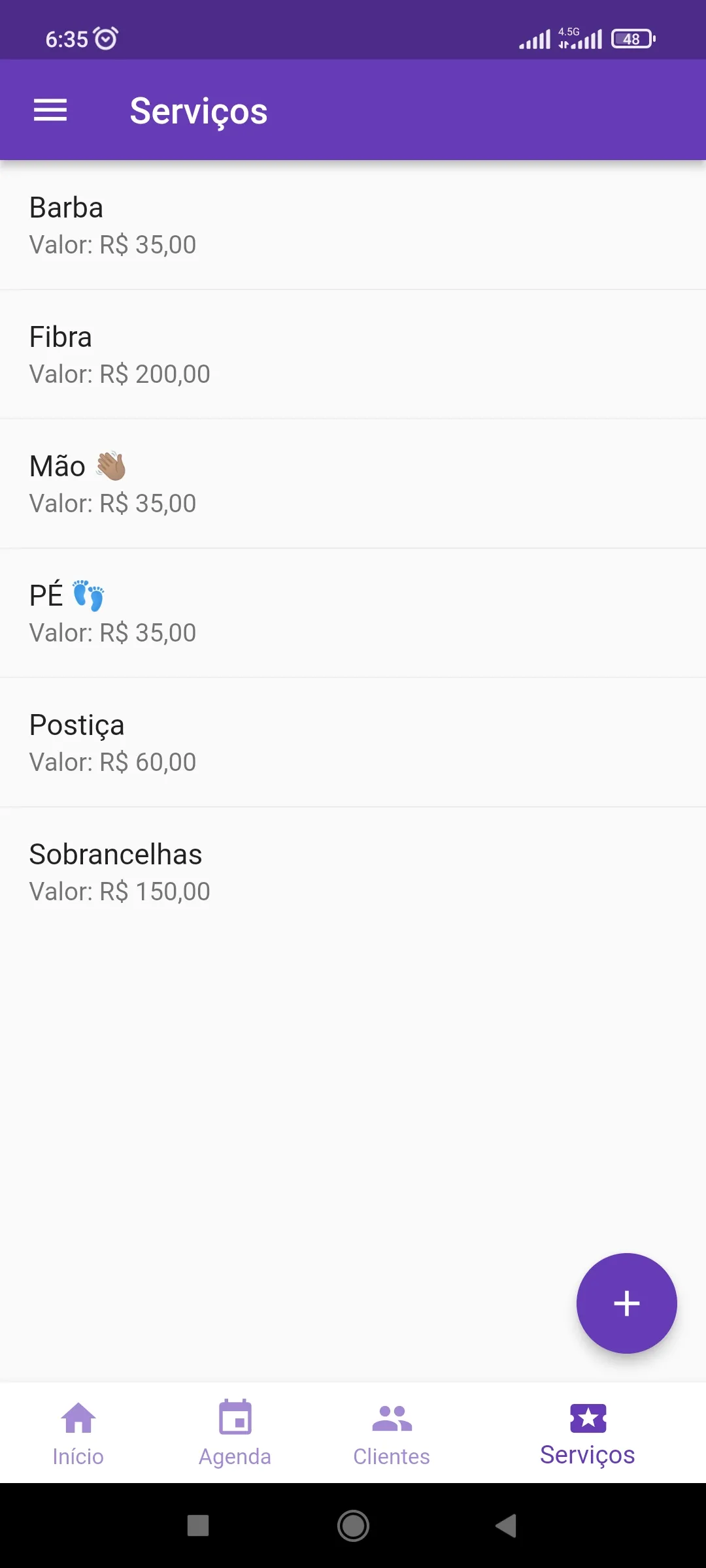 Sistema de Gestão para Salão | Indus Appstore | Screenshot