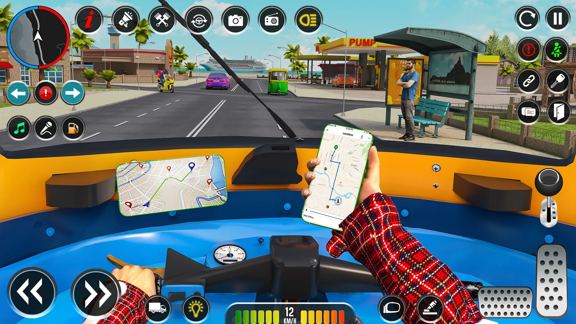 Real Rickshaw Game - Taxi Game | Indus Appstore | Screenshot