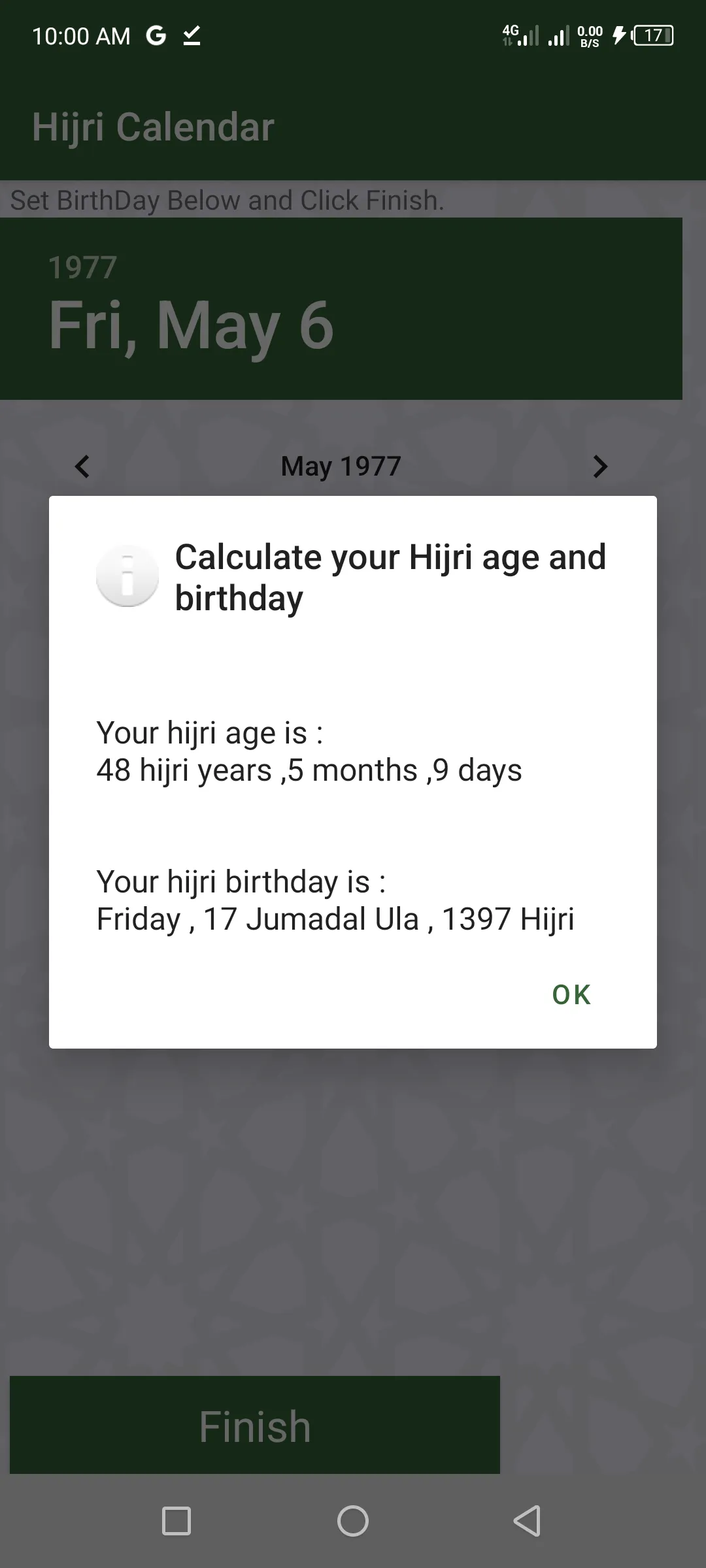 Hijri calendar (Islamic Date) | Indus Appstore | Screenshot