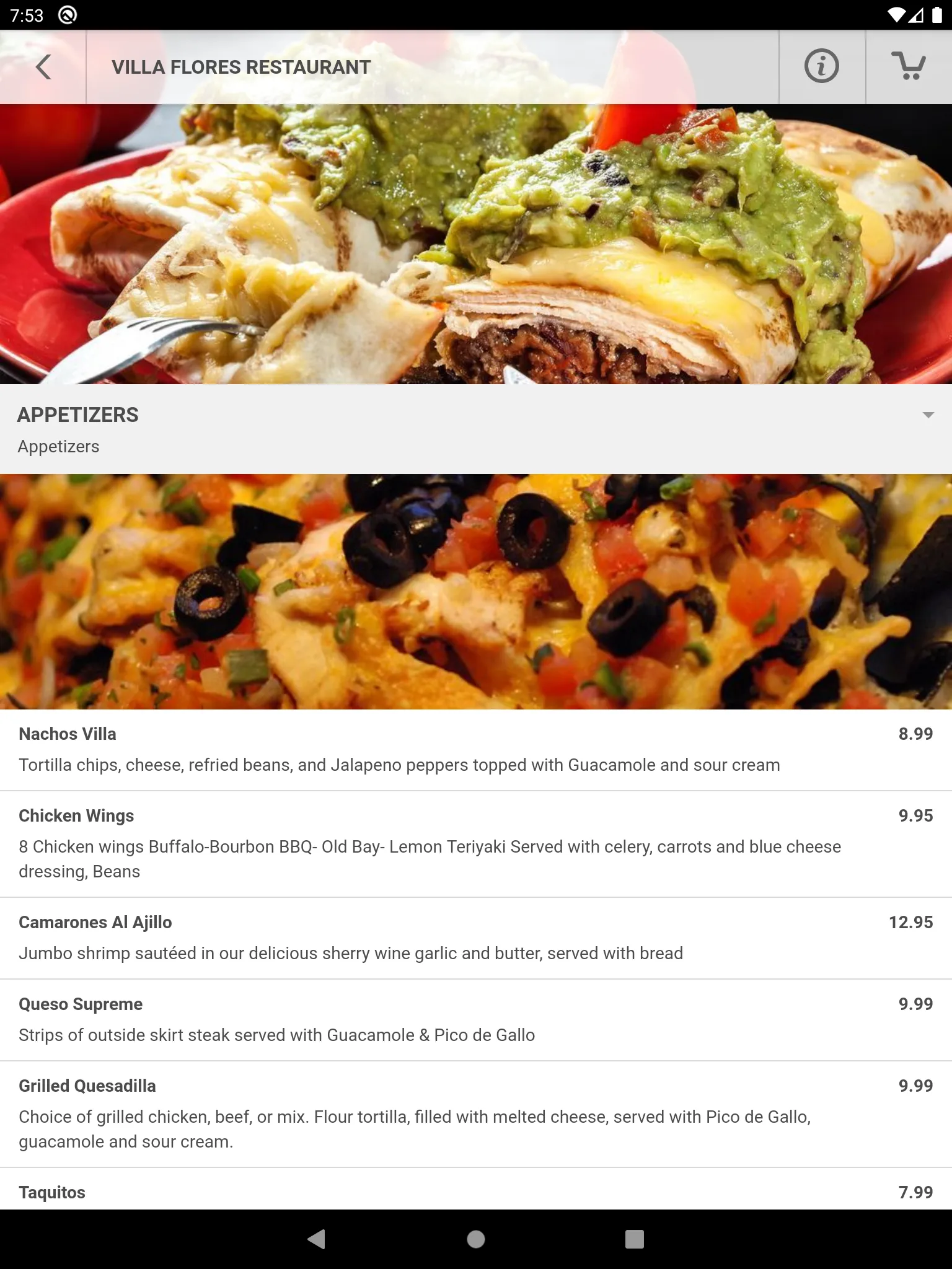 Villa Flores Restaurant | Indus Appstore | Screenshot