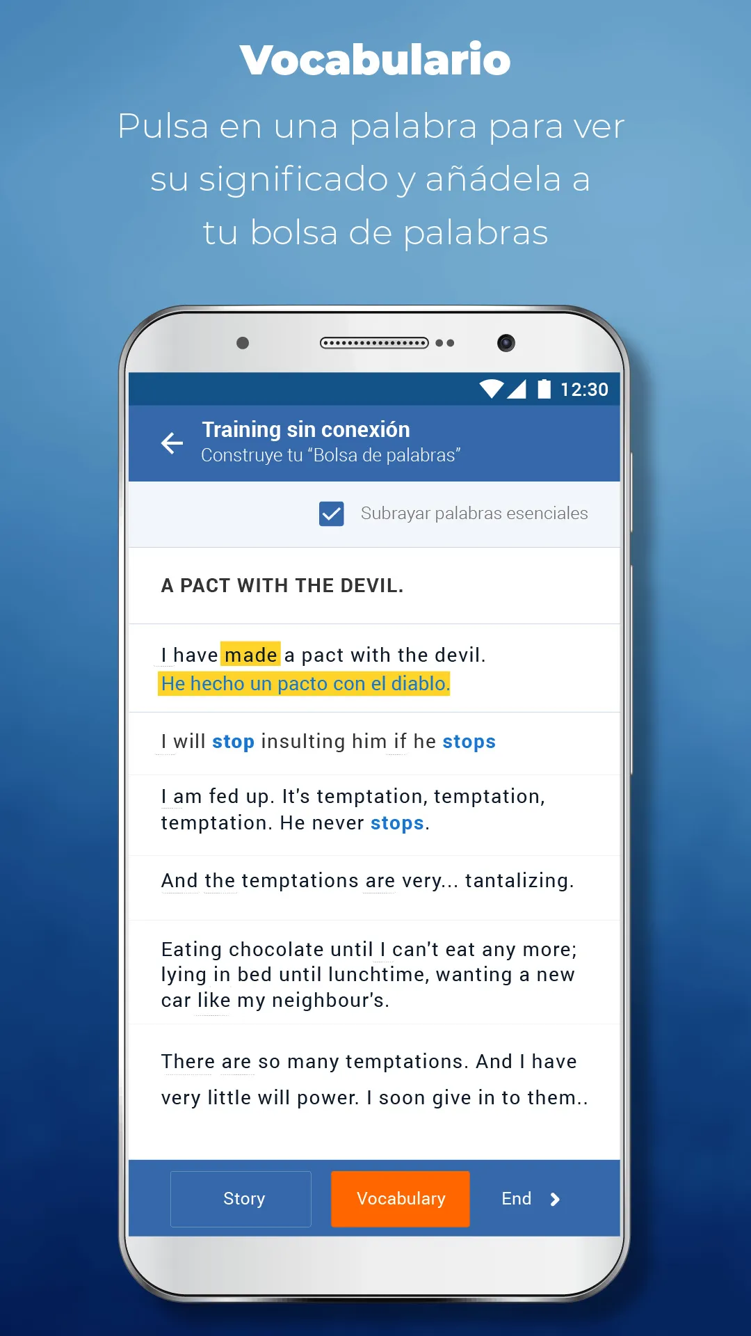 Inglés: Miles Vídeos Listening | Indus Appstore | Screenshot