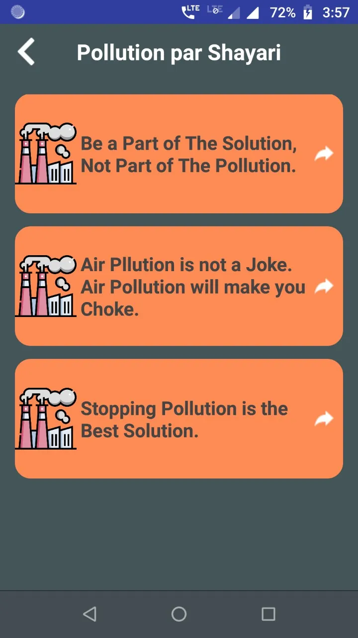 प्रदूषण पर शायरी Hindi Shayari | Indus Appstore | Screenshot