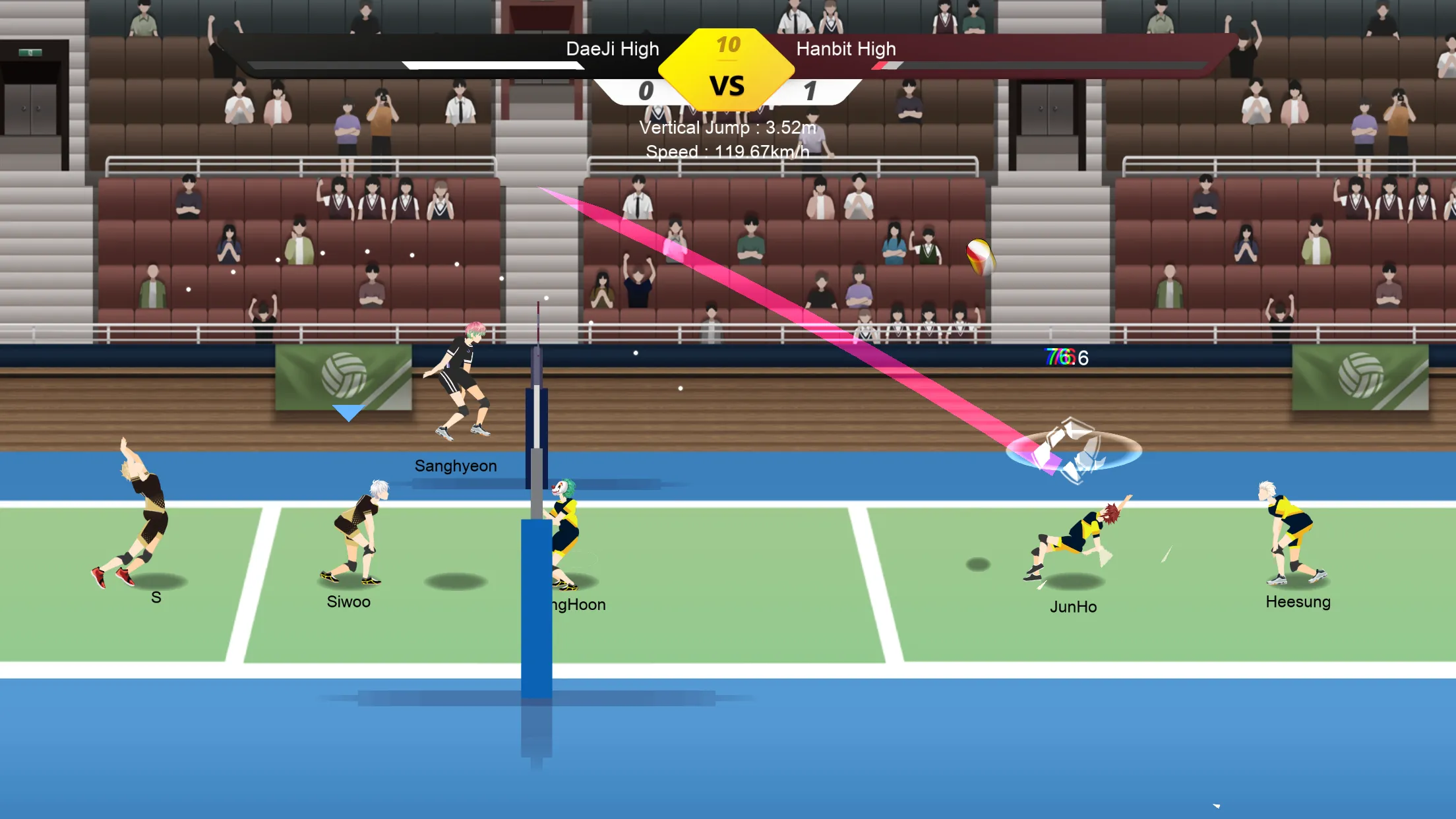 The Spike Cross - Volleyball | Indus Appstore | Screenshot