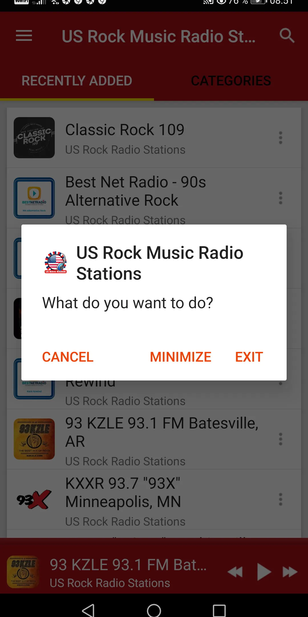 USA Rock Music Radio Stations | Indus Appstore | Screenshot
