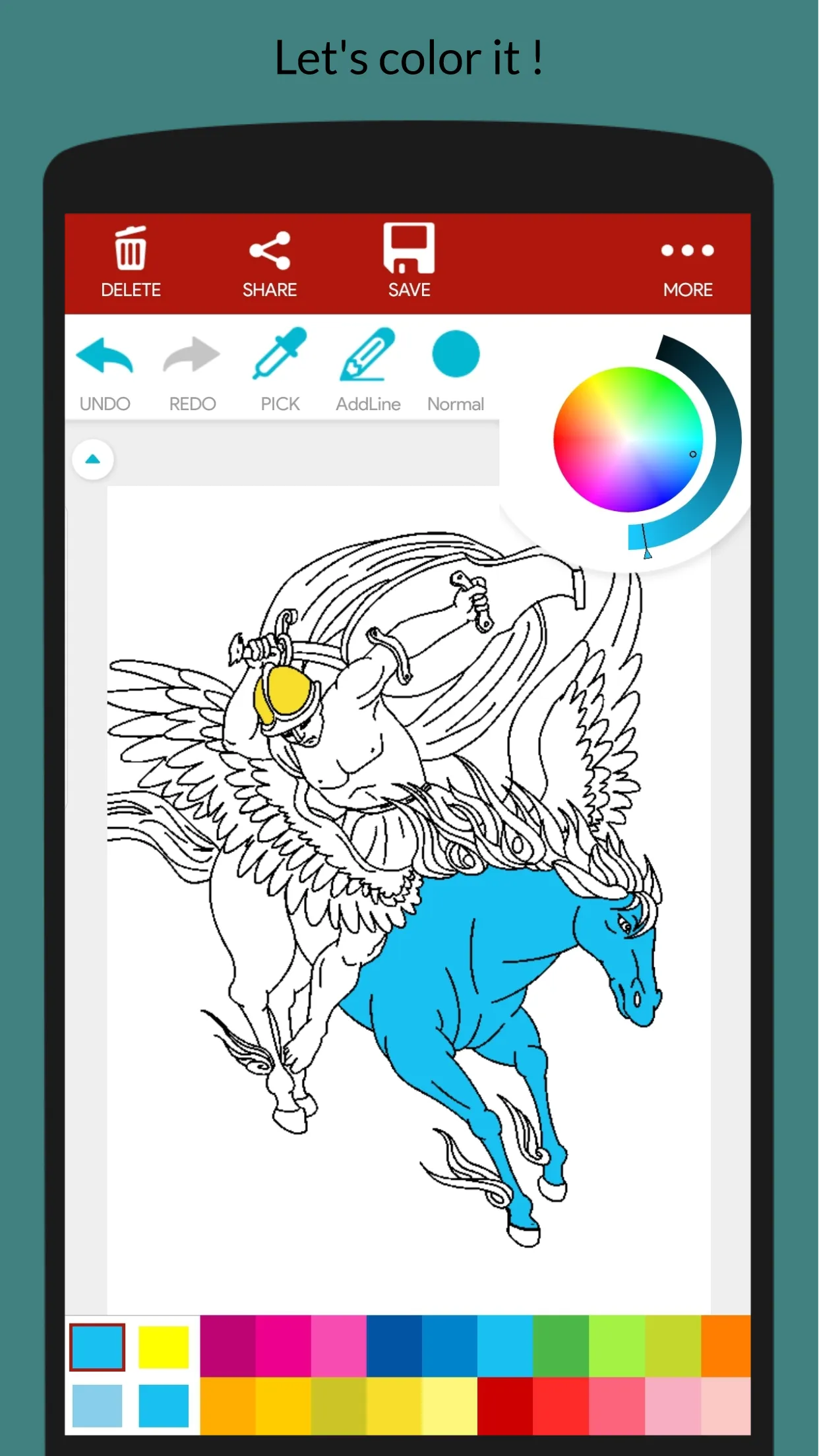 Fantasy Creature Coloring Book | Indus Appstore | Screenshot