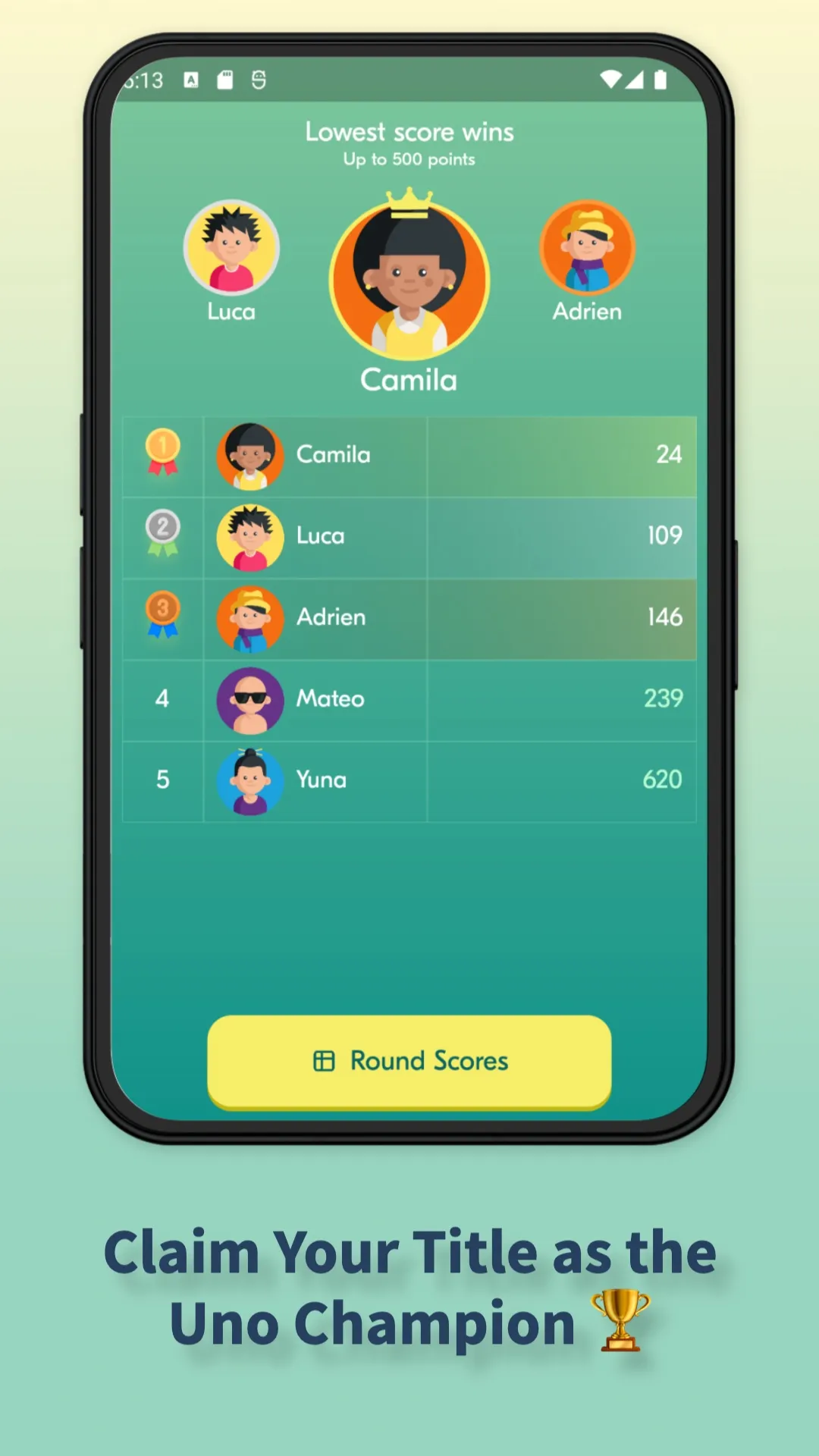 Uno Score Keeper | Indus Appstore | Screenshot