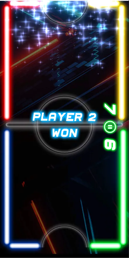 Glow Hockey Neon Challenge | Indus Appstore | Screenshot