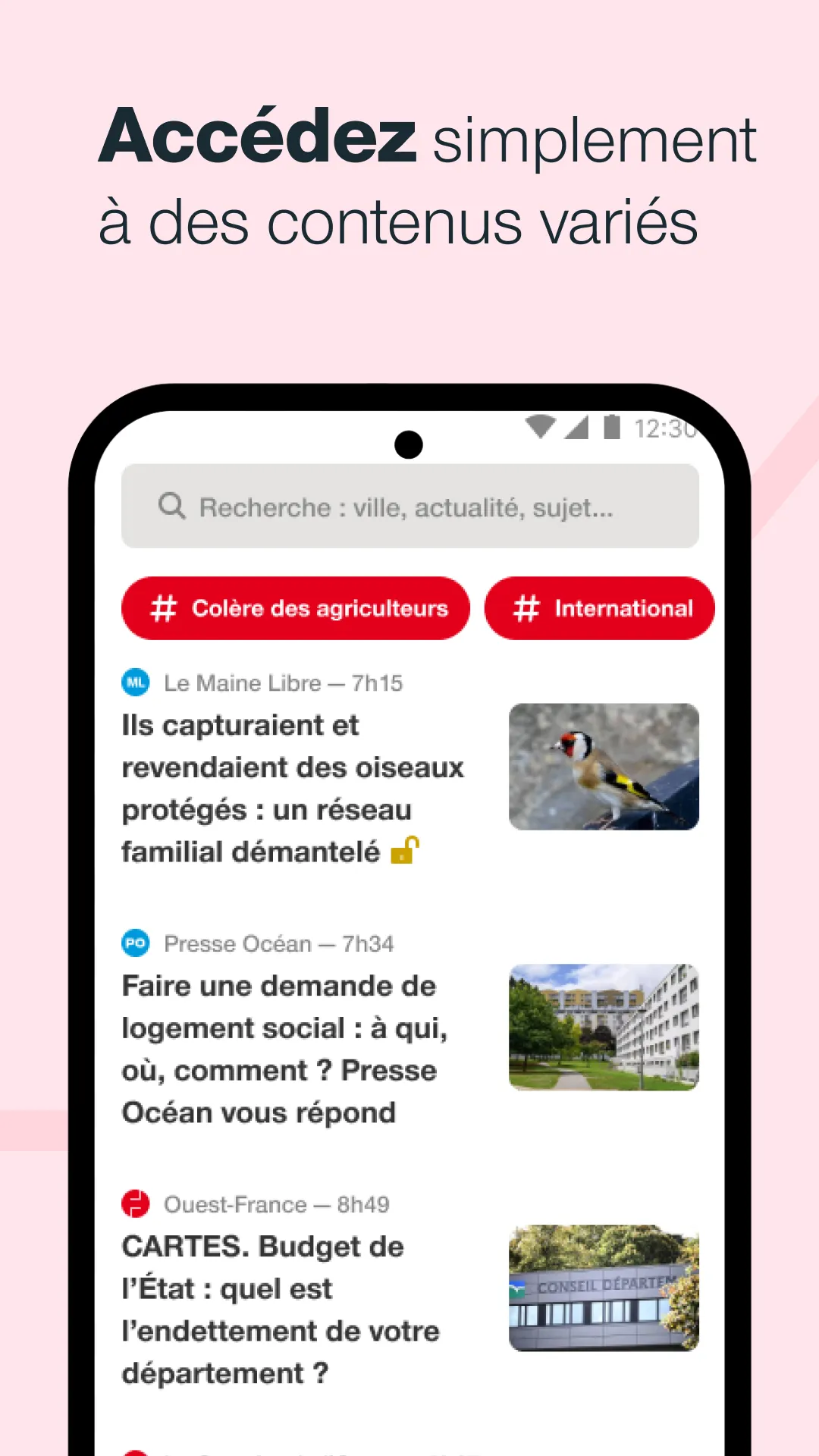 Le Courrier de l'Ouest Journal | Indus Appstore | Screenshot