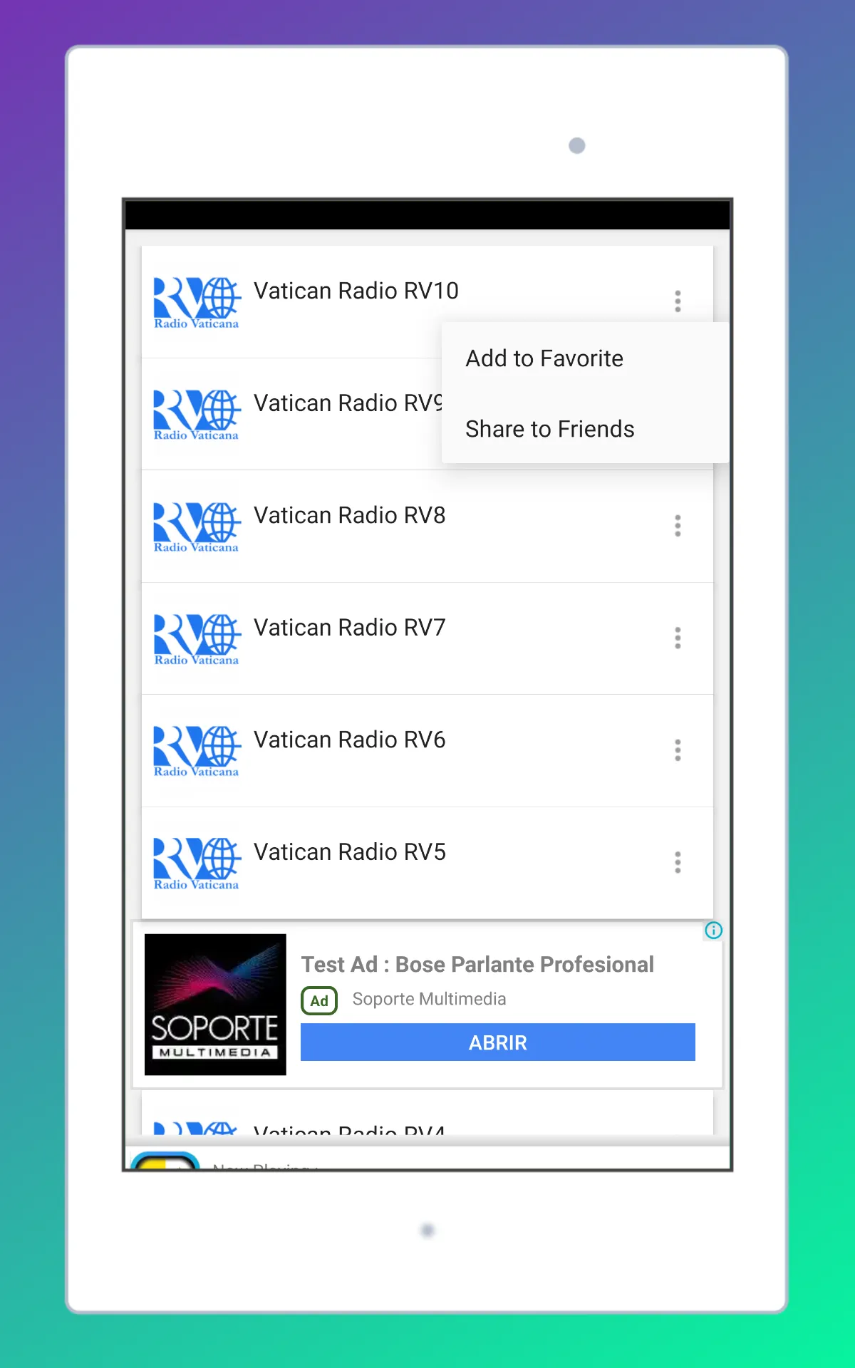 Radio Vatican City FM + Online | Indus Appstore | Screenshot