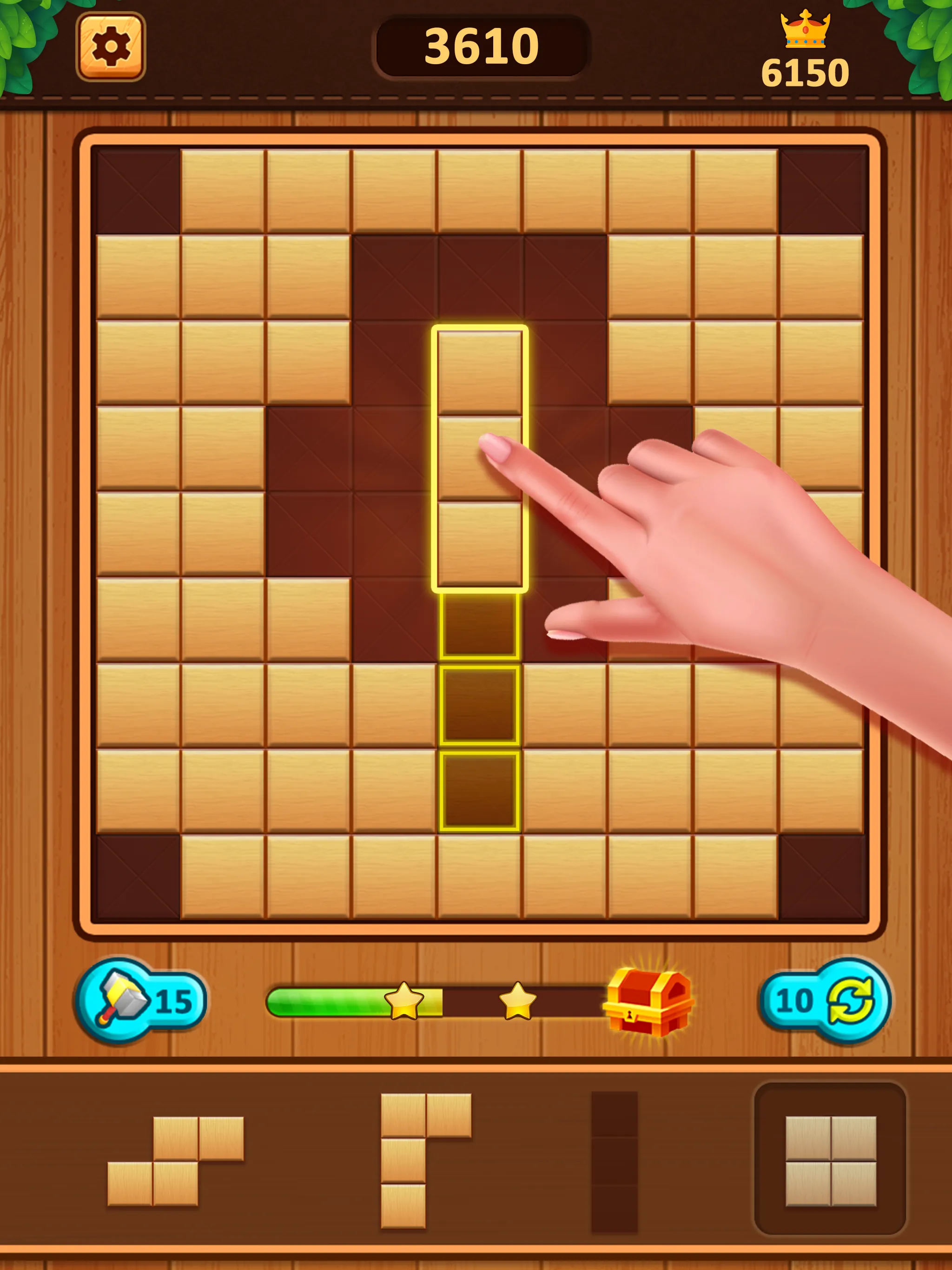 Wood Block Puzzle Classic Game | Indus Appstore | Screenshot