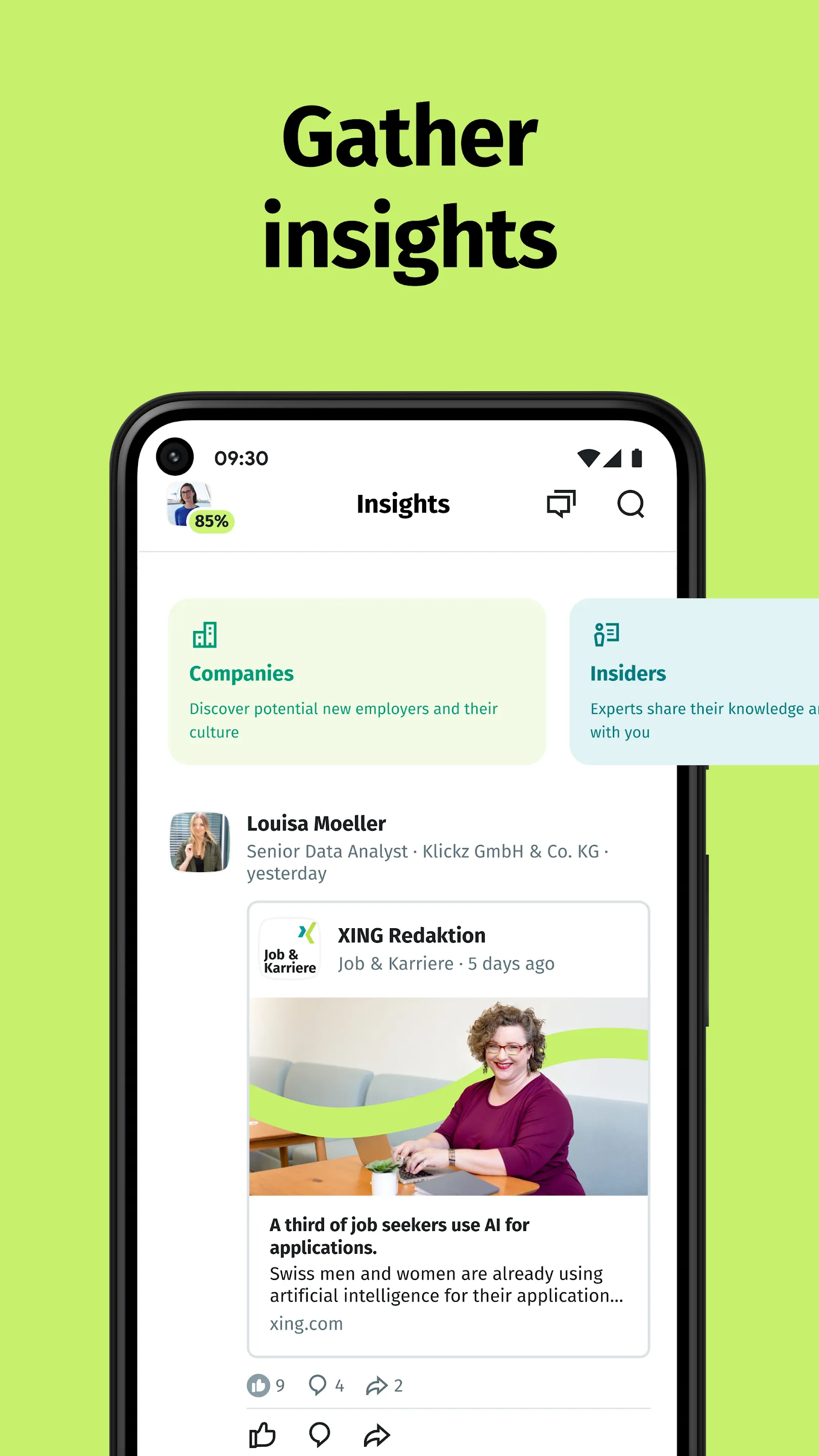 XING – the right job for you | Indus Appstore | Screenshot