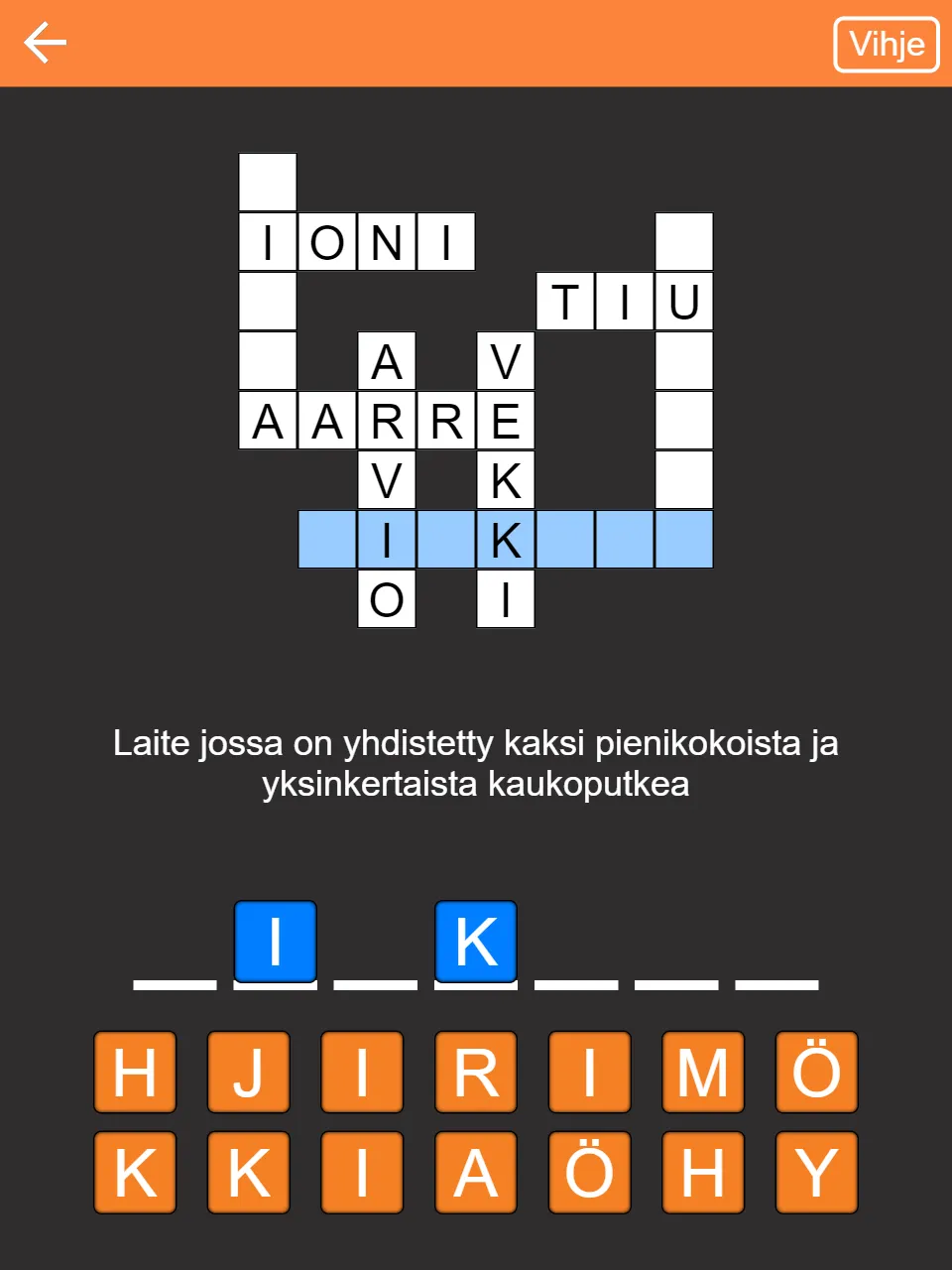 Sanaristikko | Indus Appstore | Screenshot