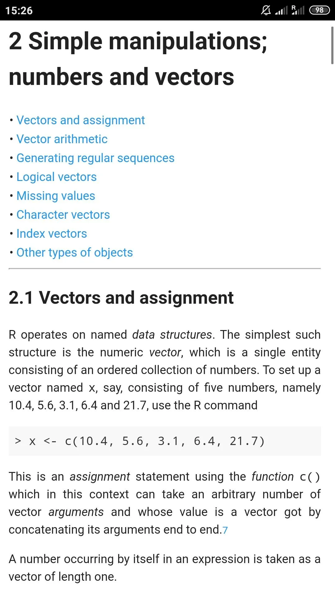 R 4.0 Docs | Indus Appstore | Screenshot