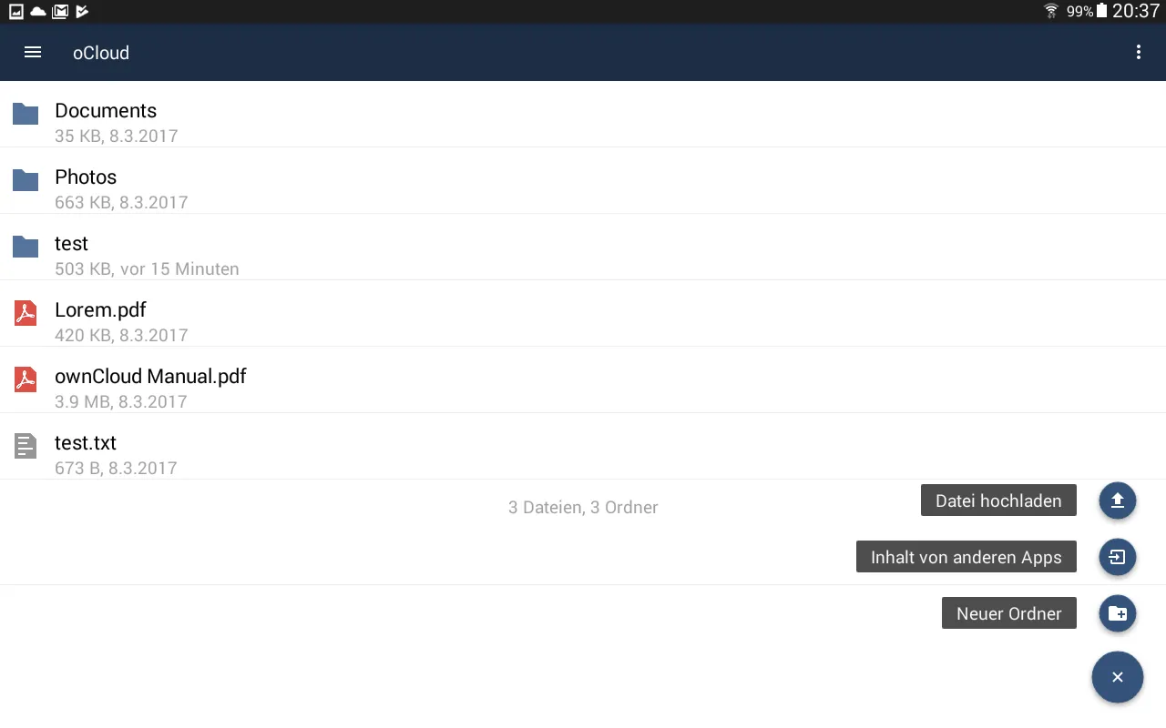 ocloud for owncloud | Indus Appstore | Screenshot