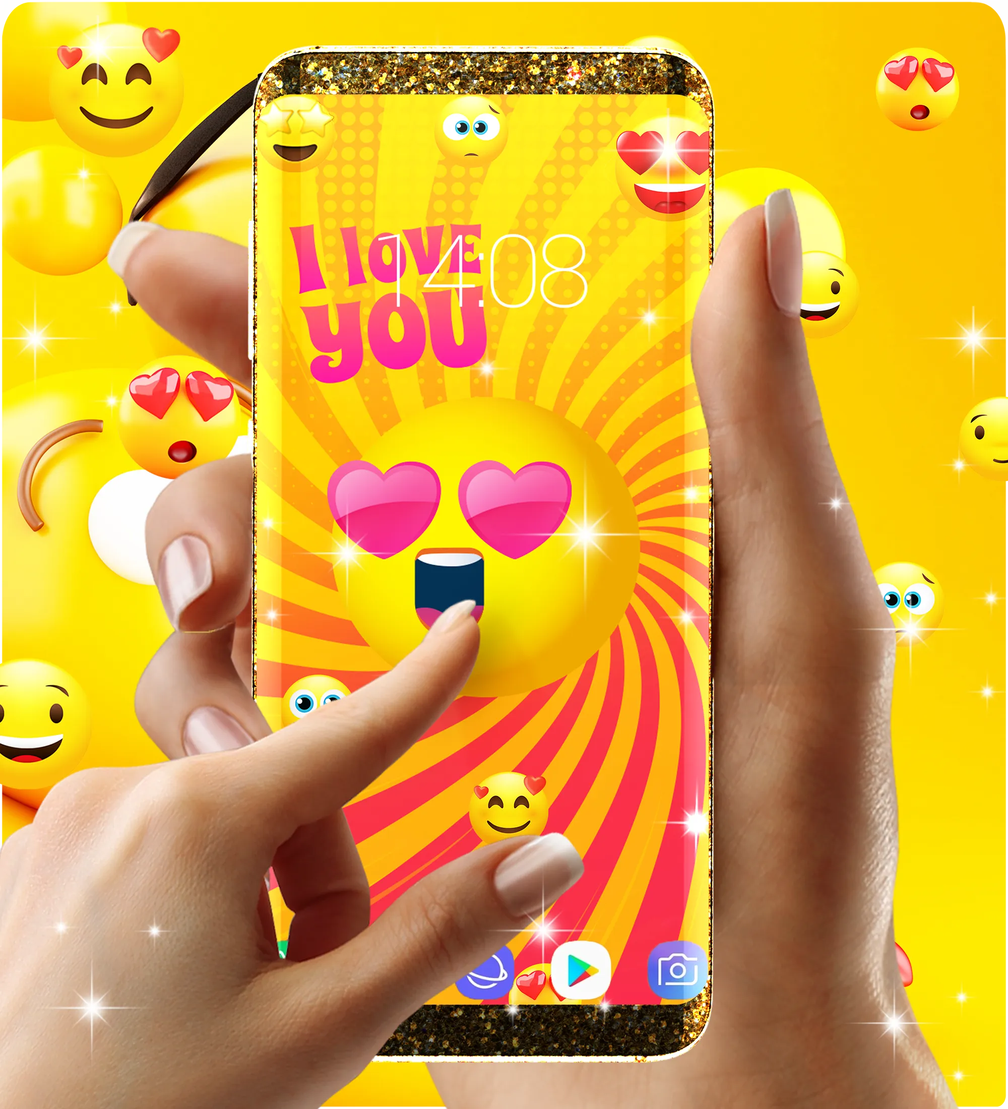 Funny smiley emoji wallpapers | Indus Appstore | Screenshot