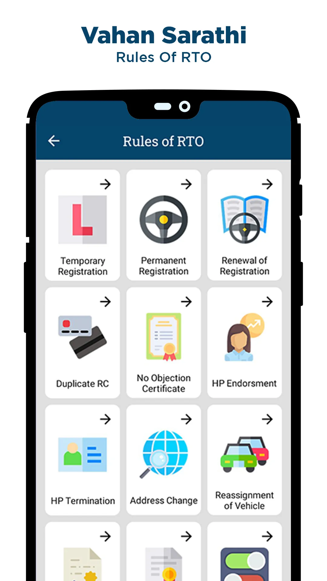 Vahan Sarathi | Indus Appstore | Screenshot