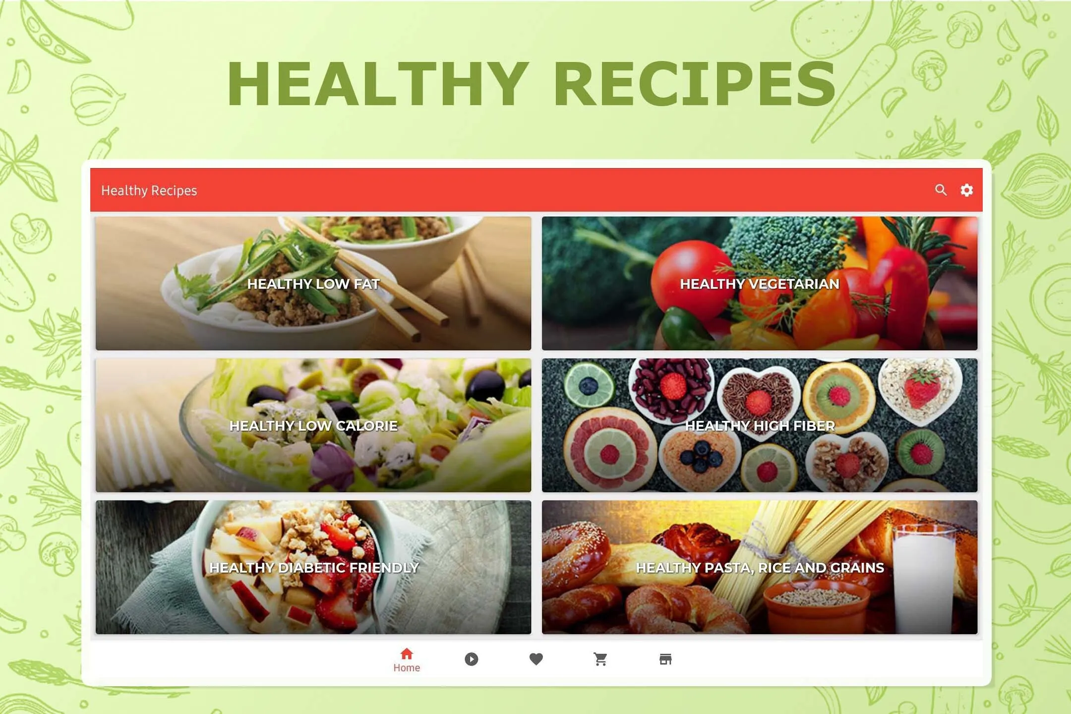 Healthy Recipes | Indus Appstore | Screenshot