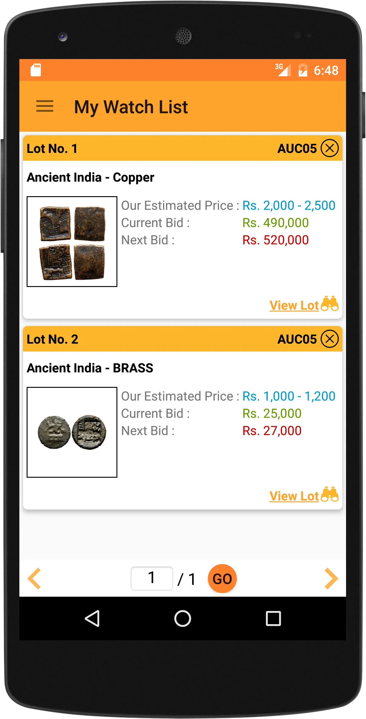 Bombay Auctions | Indus Appstore | Screenshot