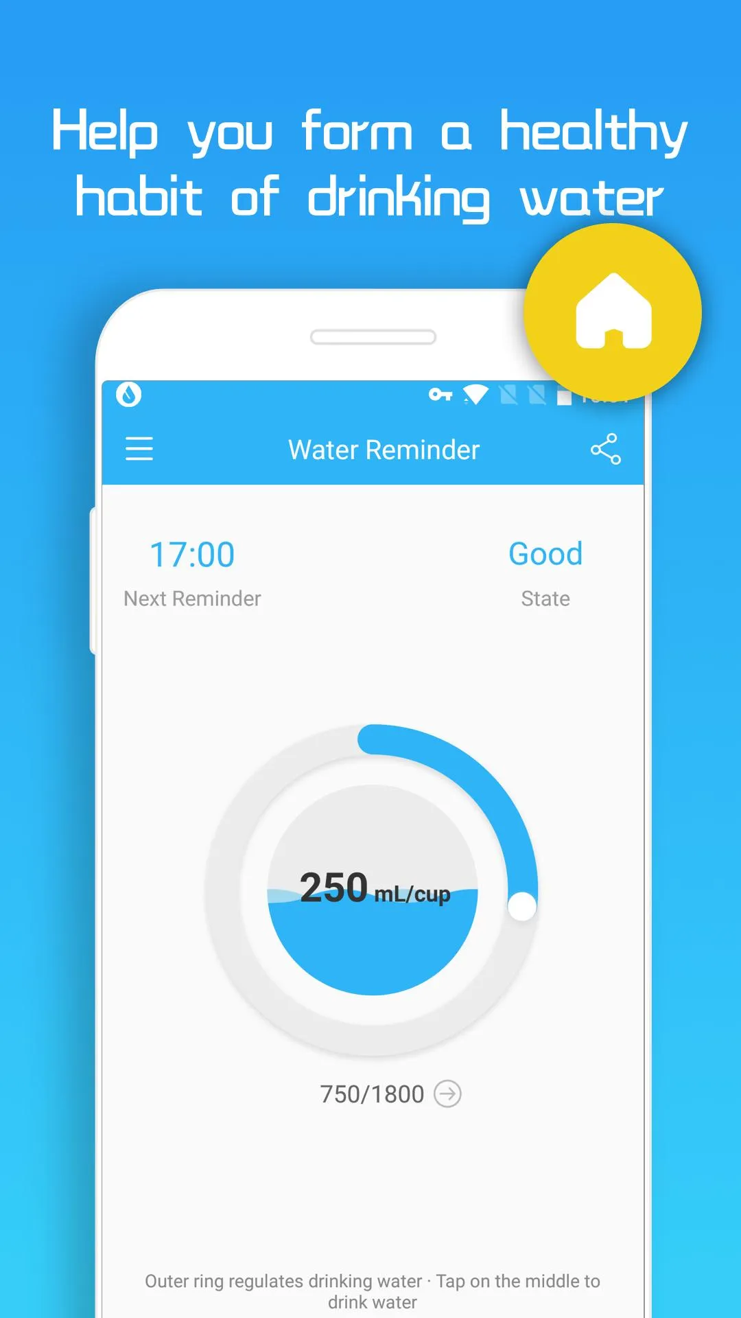 Water Reminder | Indus Appstore | Screenshot