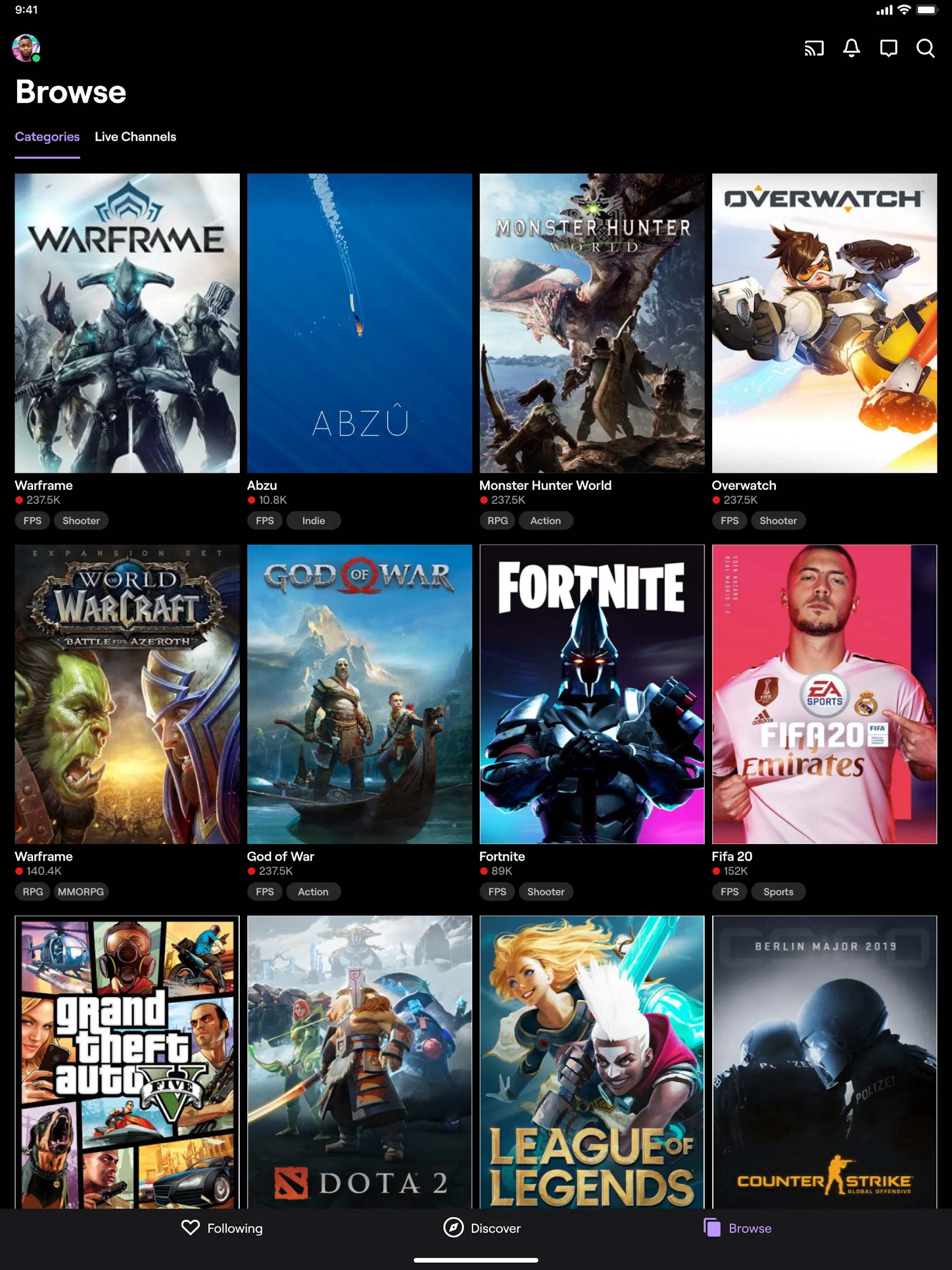 Twitch: Live Streaming | Indus Appstore | Screenshot