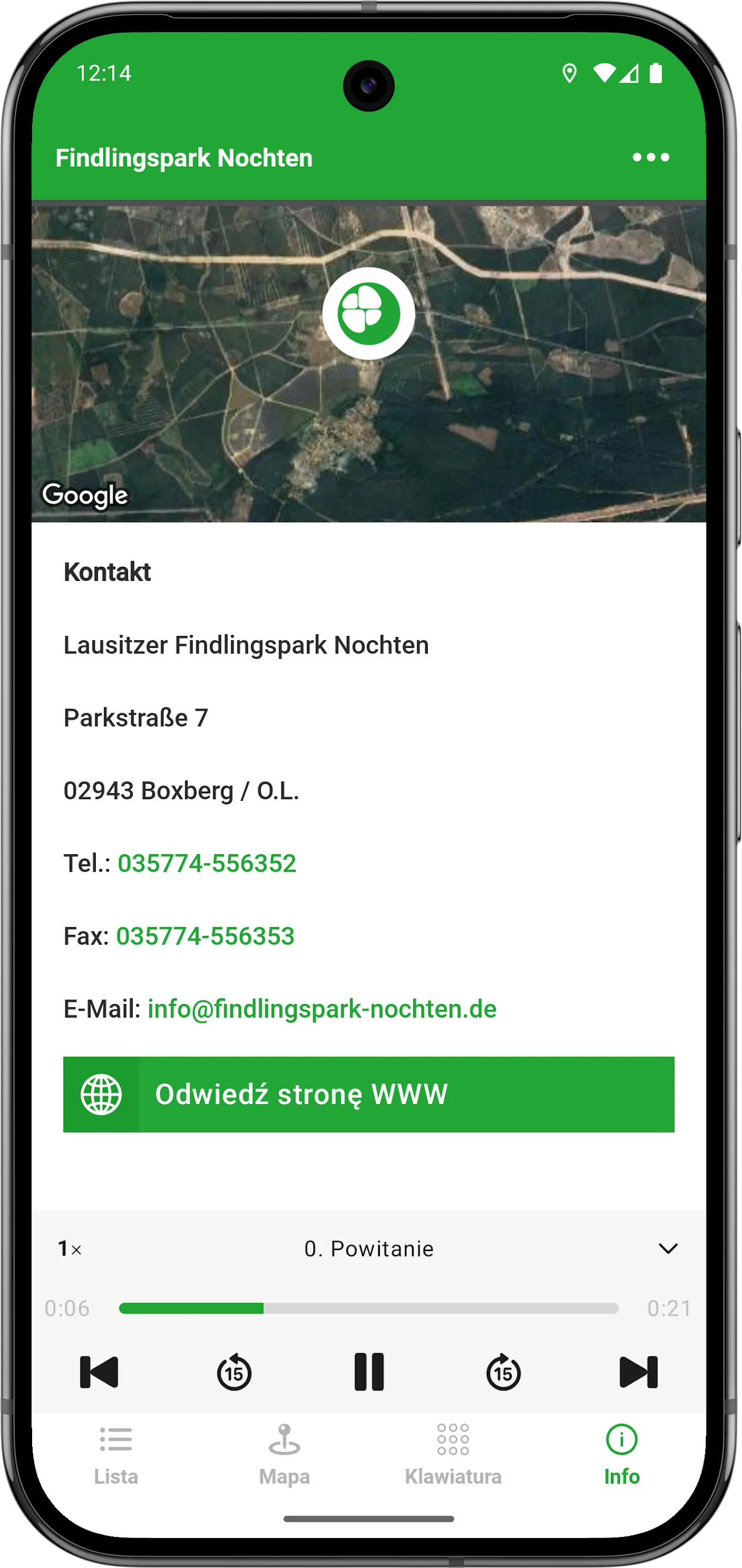 Findlingspark Nochten | Indus Appstore | Screenshot