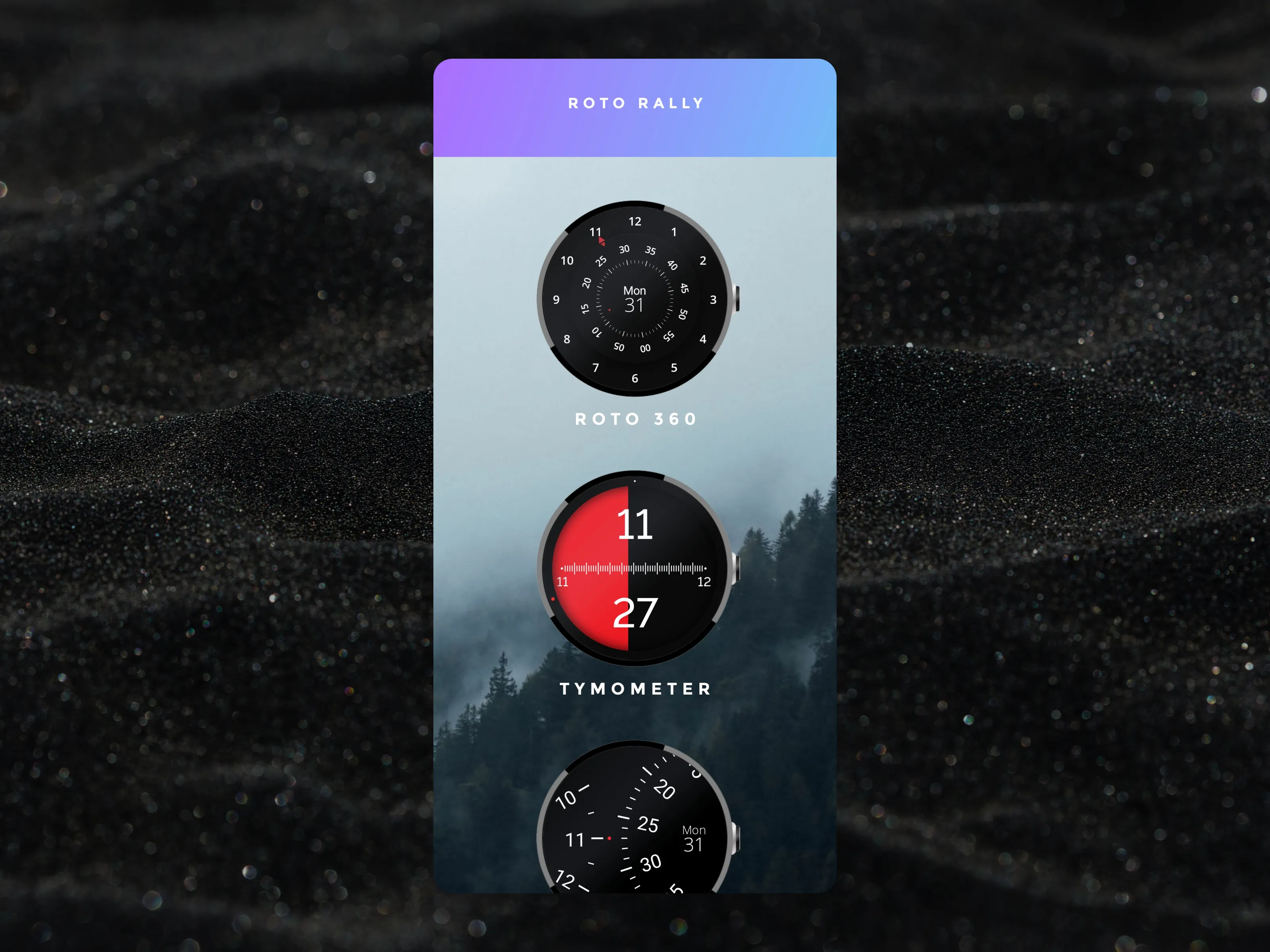 Roto Rally - Watch Face Pack | Indus Appstore | Screenshot