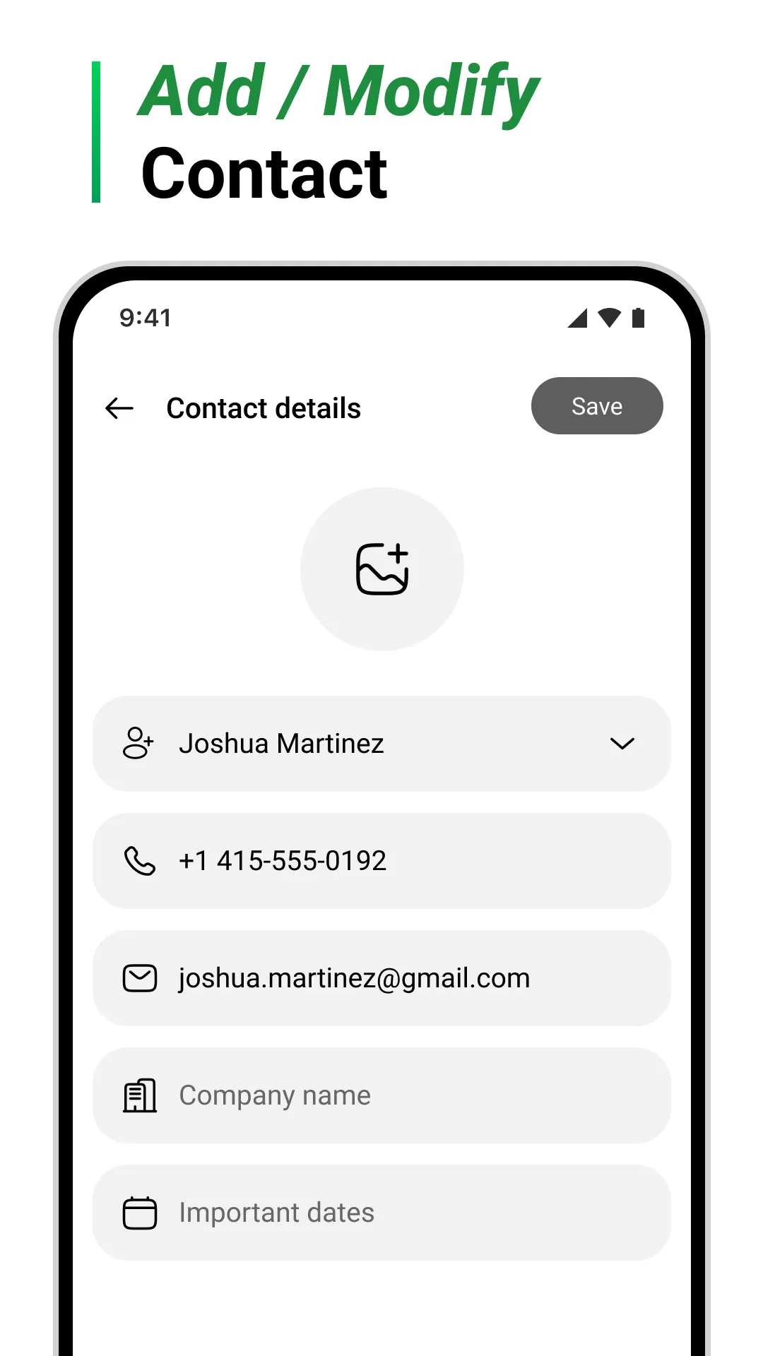 Contacts | Indus Appstore | Screenshot