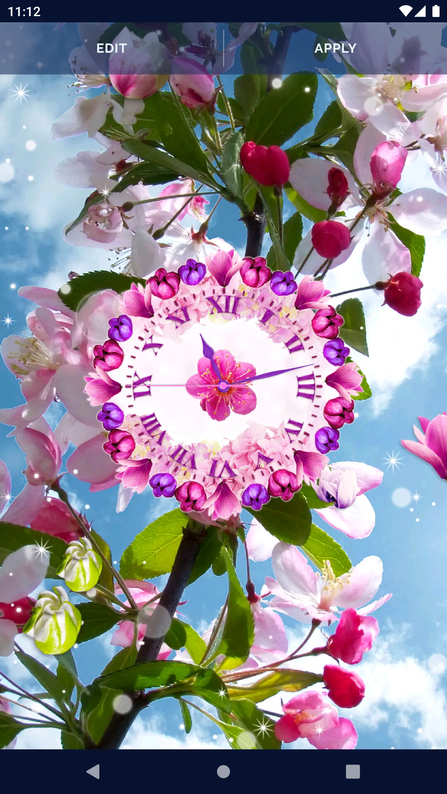 Flower Clocks Wallpapers | Indus Appstore | Screenshot