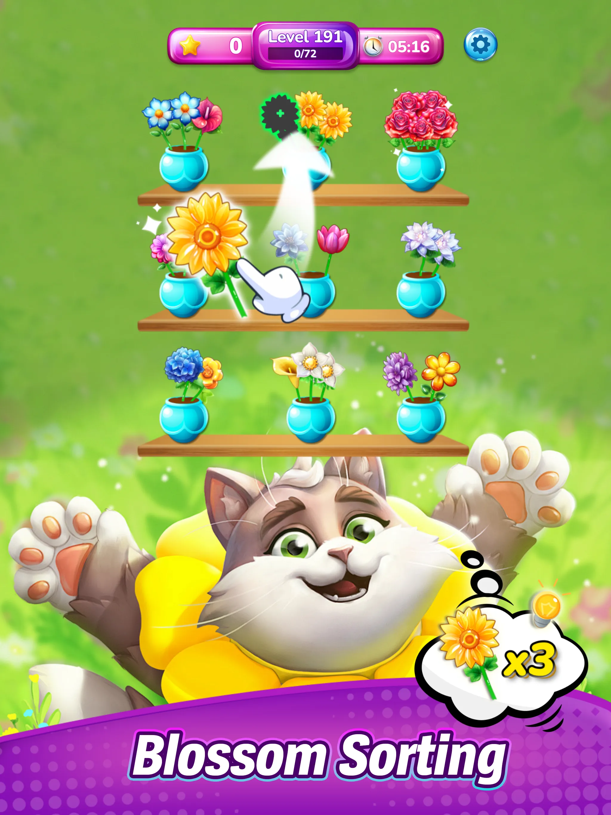 Sort Flower Match Game | Indus Appstore | Screenshot