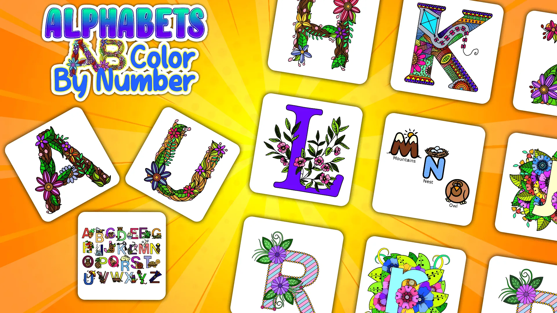 Alphabets Coloring Book | Indus Appstore | Screenshot