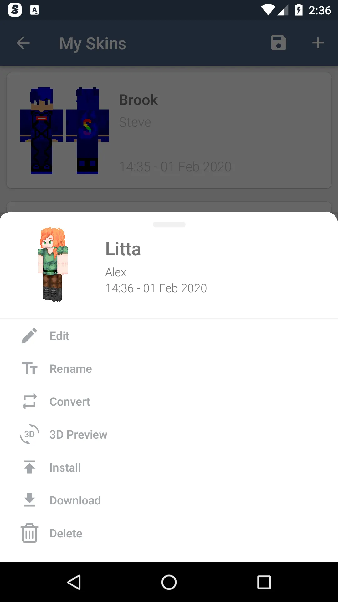 HD Skins Editor for Minecraft | Indus Appstore | Screenshot