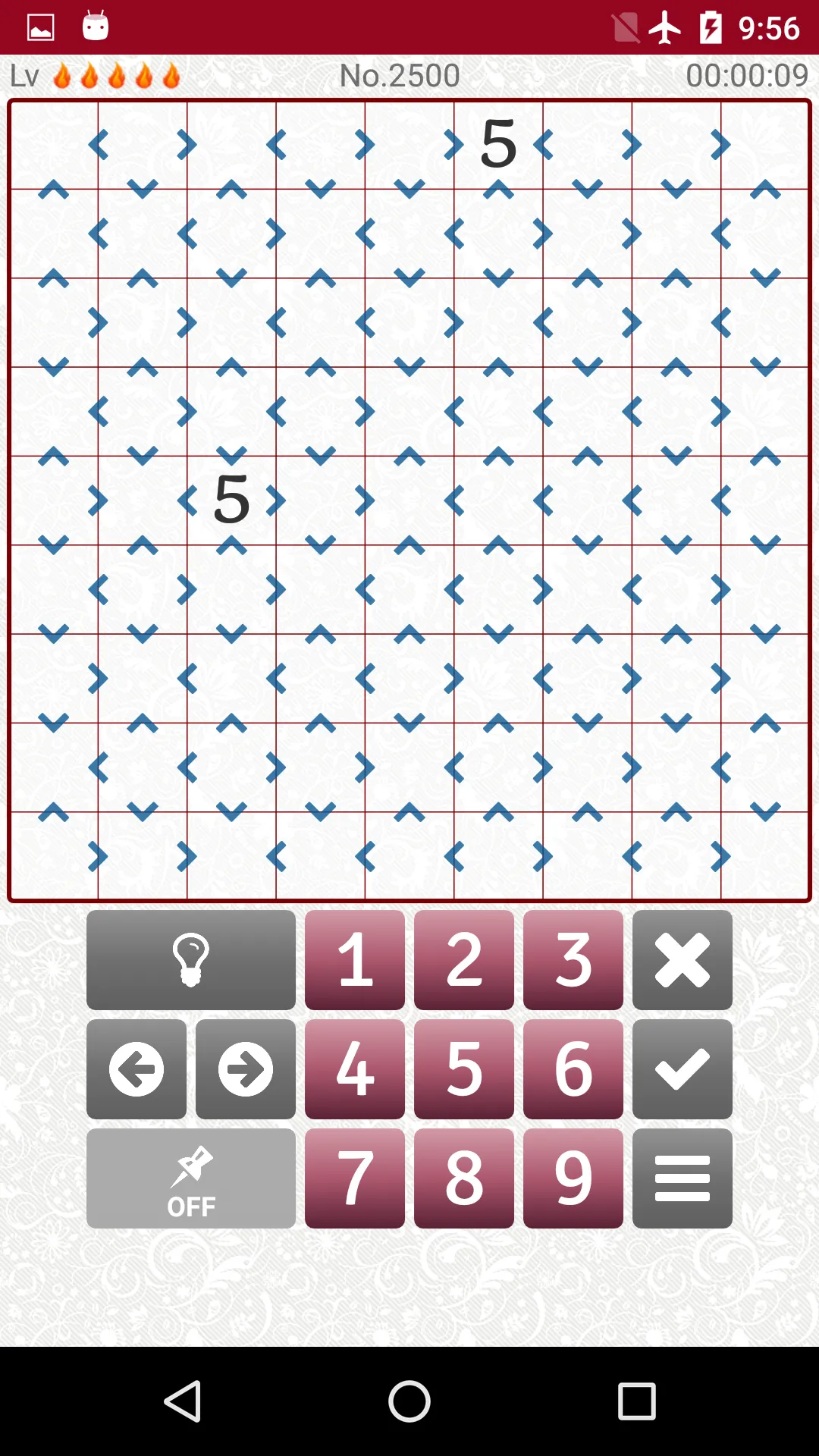 Extreme Difficult Sudoku 2500 | Indus Appstore | Screenshot