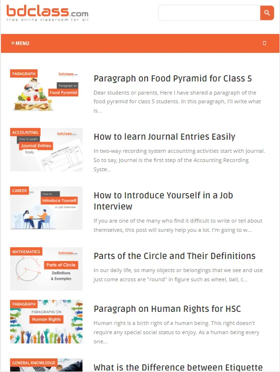 BDClass - Free Online Courses, | Indus Appstore | Screenshot