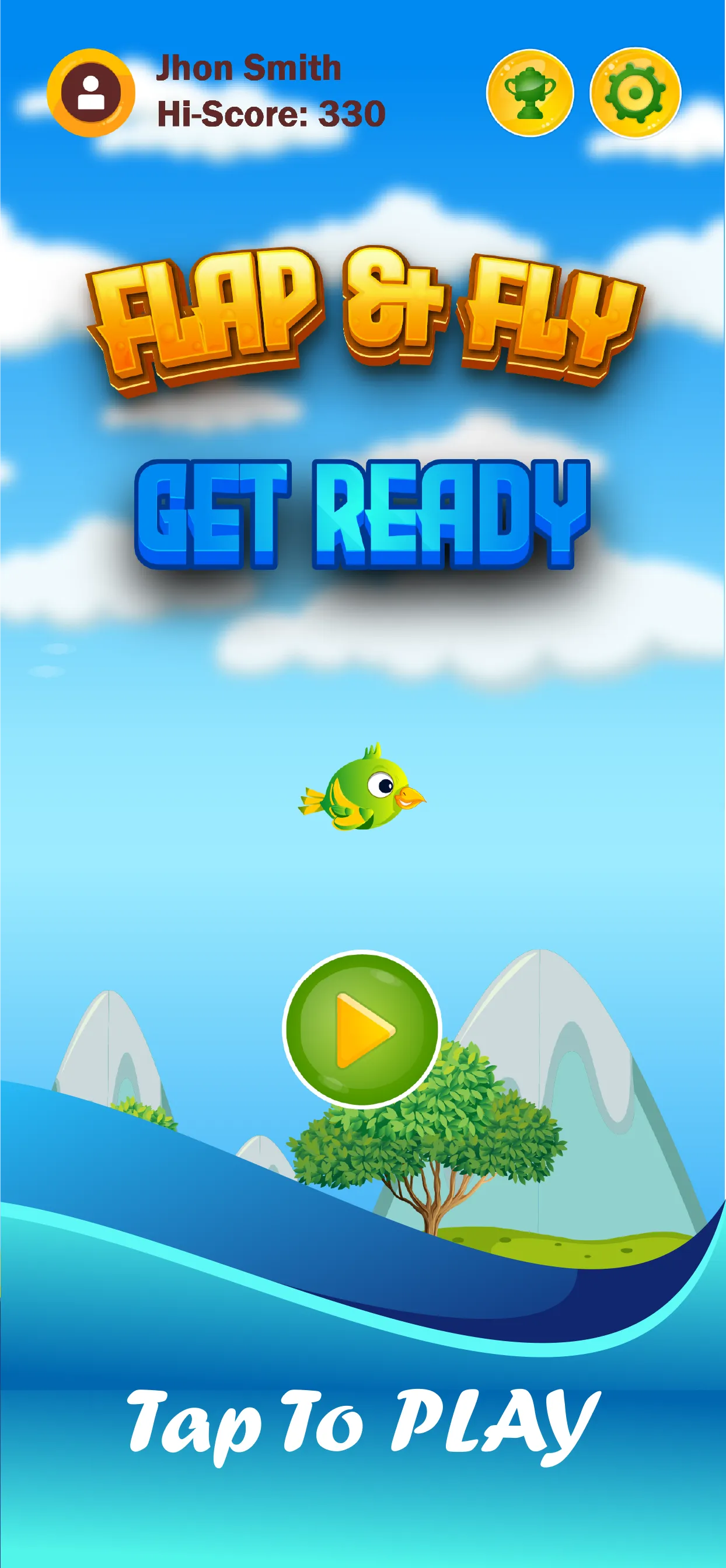 Flying Bird: Flap And Fly Game | Indus Appstore | Screenshot