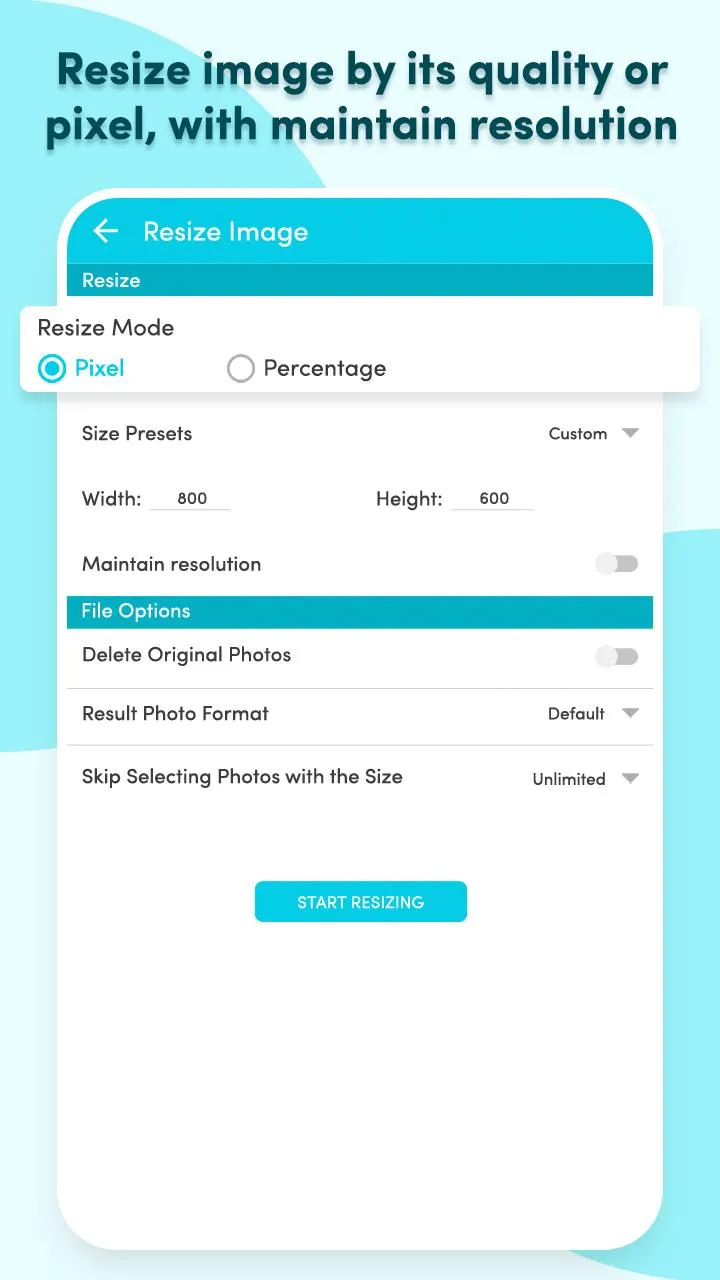 pCrop: Photo Resizer and Compr | Indus Appstore | Screenshot