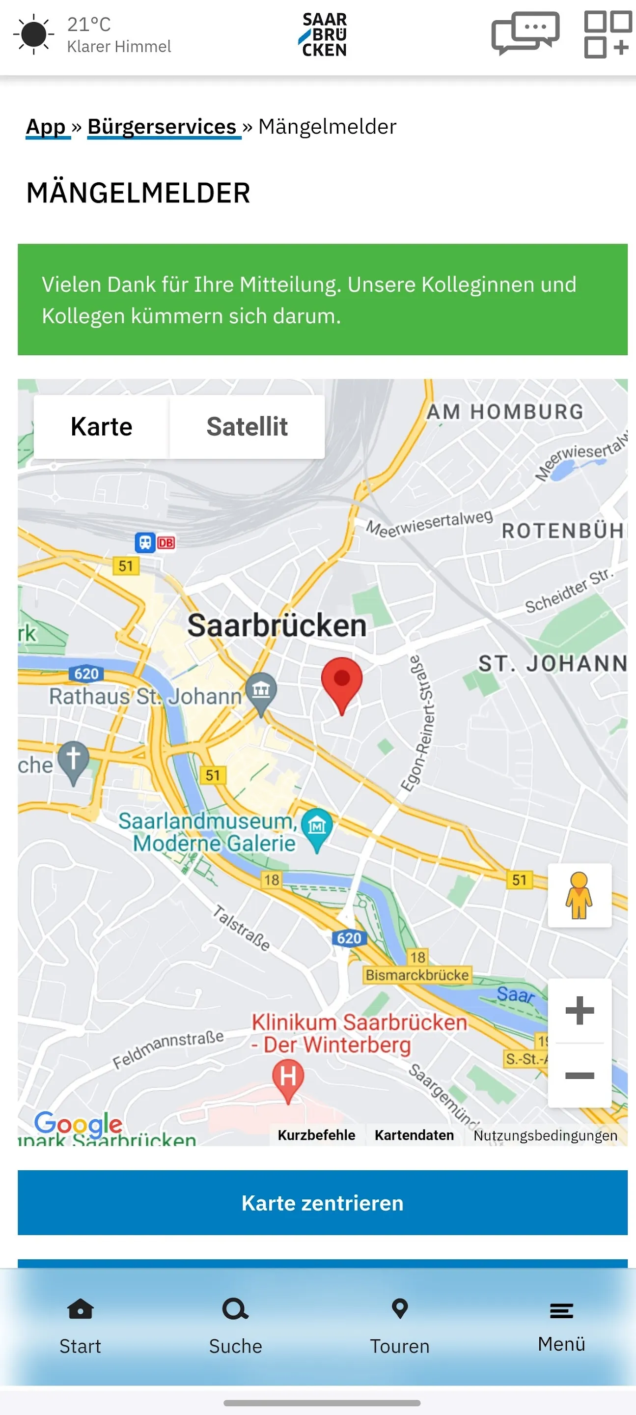 Saarbrücken | Indus Appstore | Screenshot