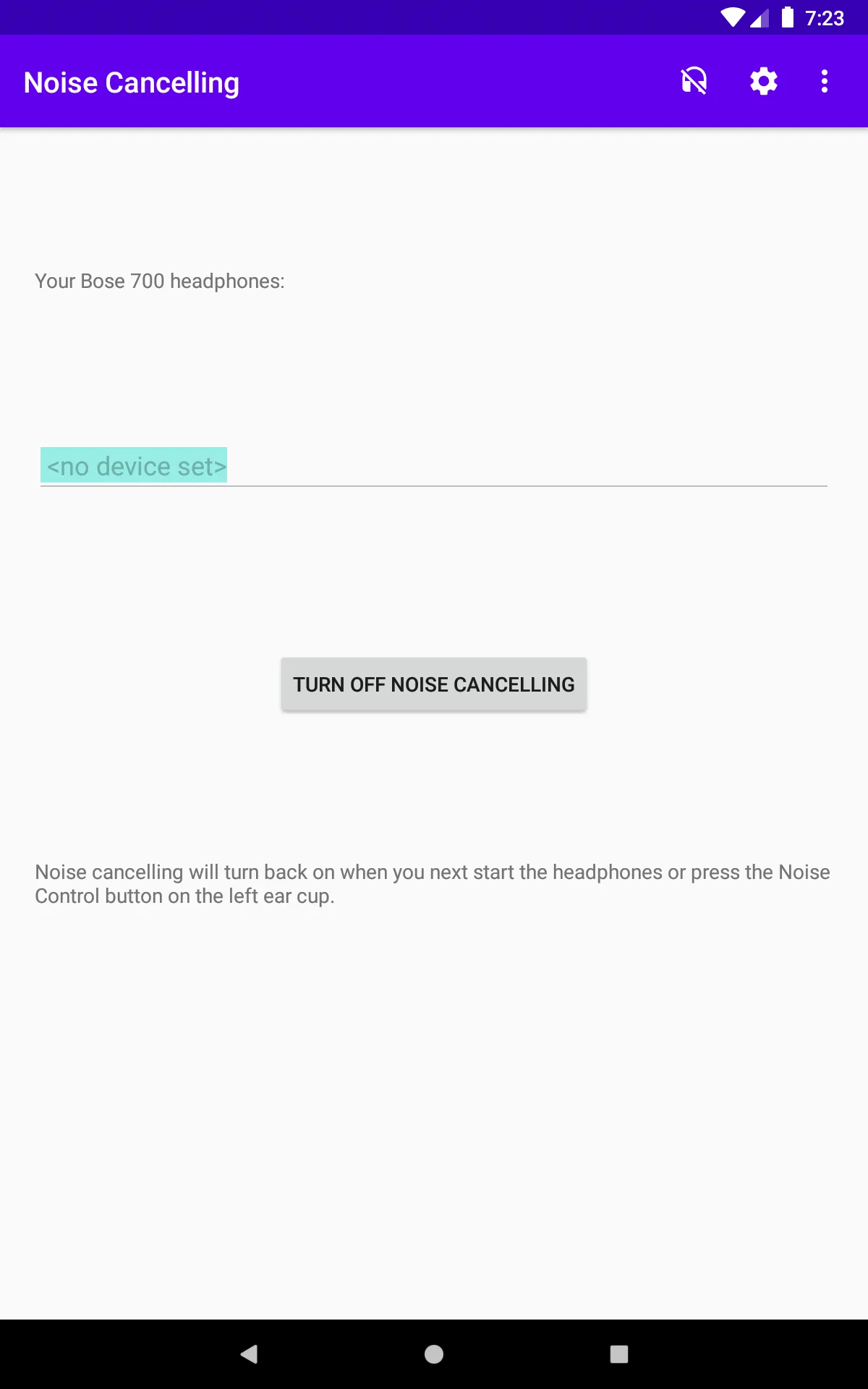 Noise Cancelling Switch | Indus Appstore | Screenshot