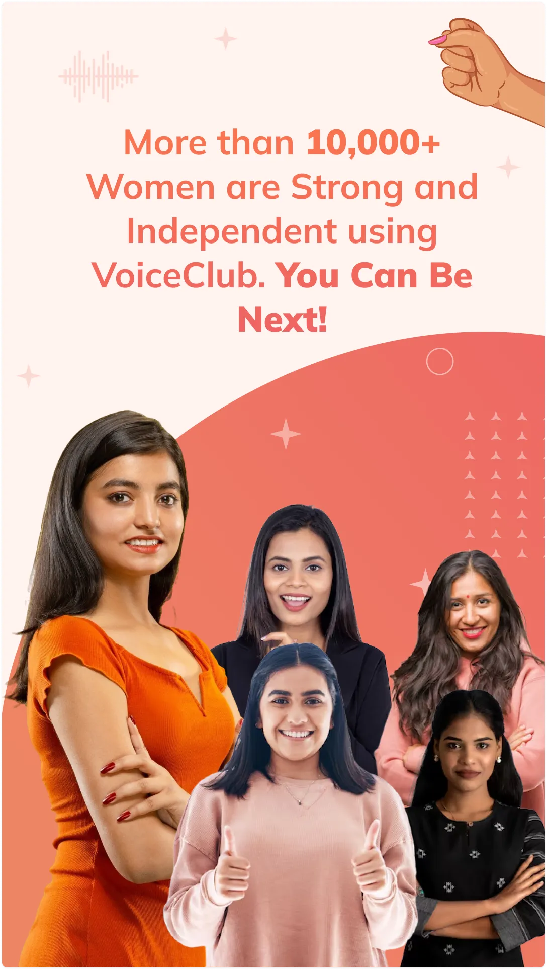 VoiceClub Partner Onboarding | Indus Appstore | Screenshot